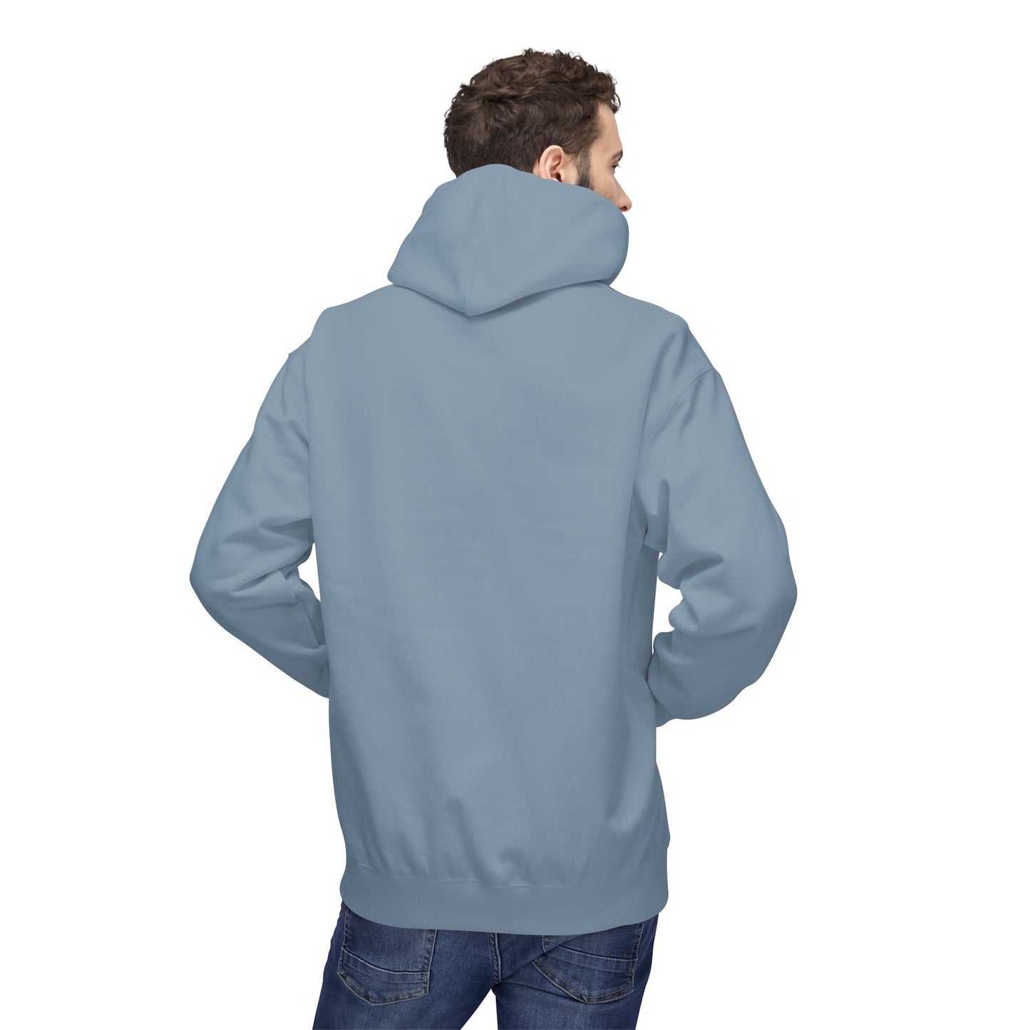 Unisex logo Fleece Hoodie - Cozy Gift for Friends, Motivational Apparel, Casual Wear, Birthday Present, Everyday Comfort