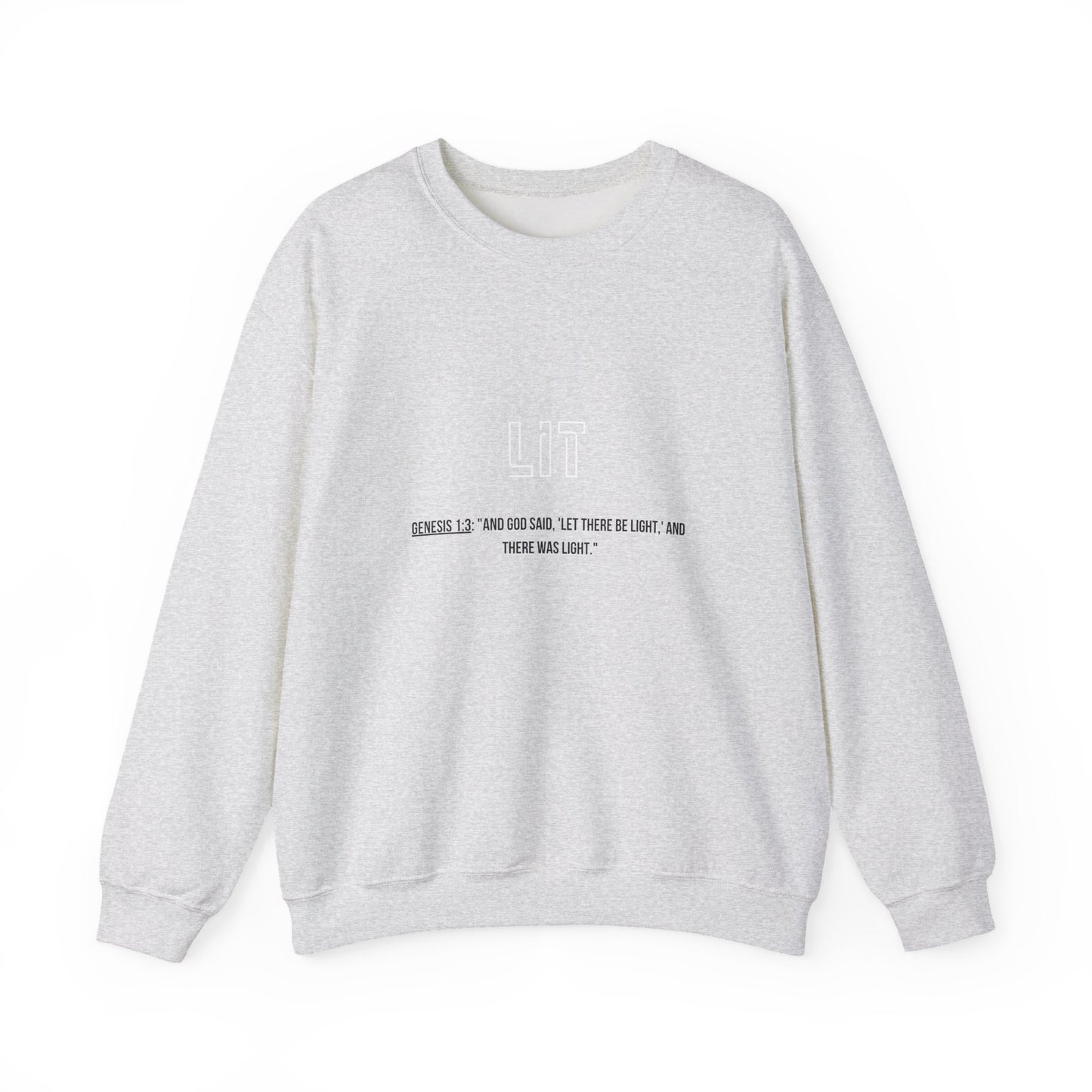 Bible verse Crewneck Sweatshirt - Cozy Motivational Gift for believers , faith inspired Unisex Sweatshirt gift for All Occasions