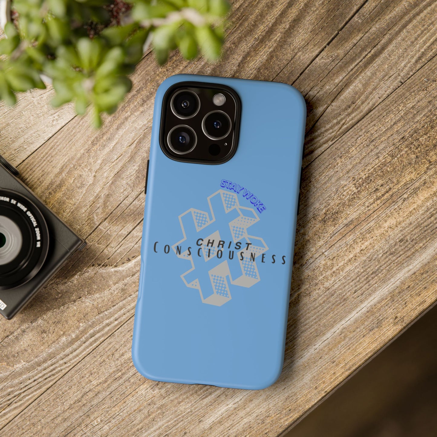 Hashtag Phone Case, Spiritual Gift, Faith-Based Accessory, Unique Tech Cover, Blue Phone Protector, trending tough cases, trending iPhone cases