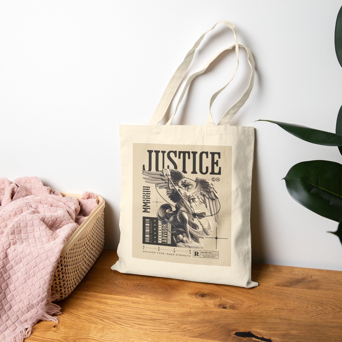 Every day Cotton Canvas Tote Bag, Eco-Friendly Tote, Perfect for daily use, spiritually inspired Everyday tote bag, eco friendly accessories