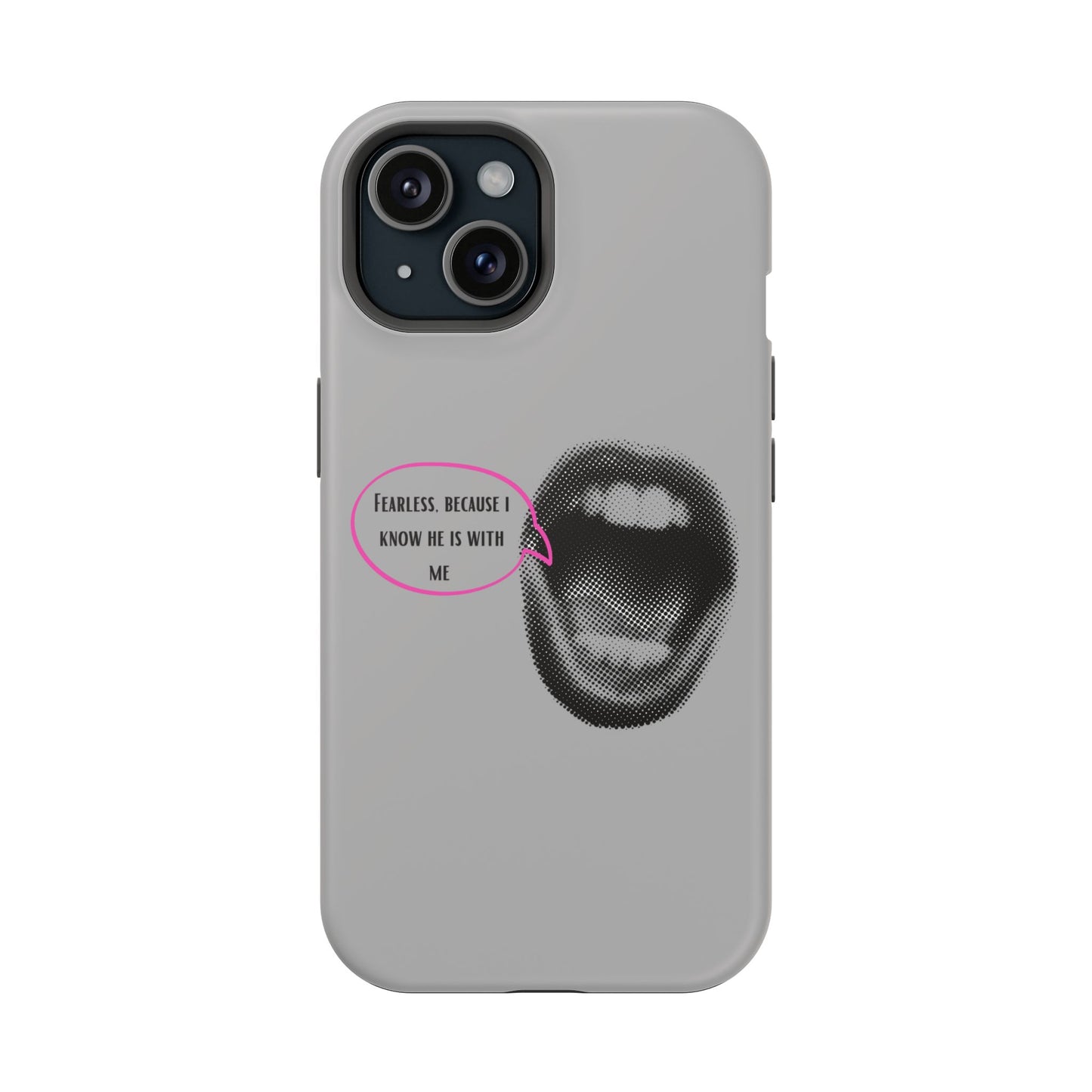 Fearless Impact-Resistant Phone Case; Durable Phone Protector, inspirational Gift, phone Accessory, Trendy Tech Item, Everyday Use