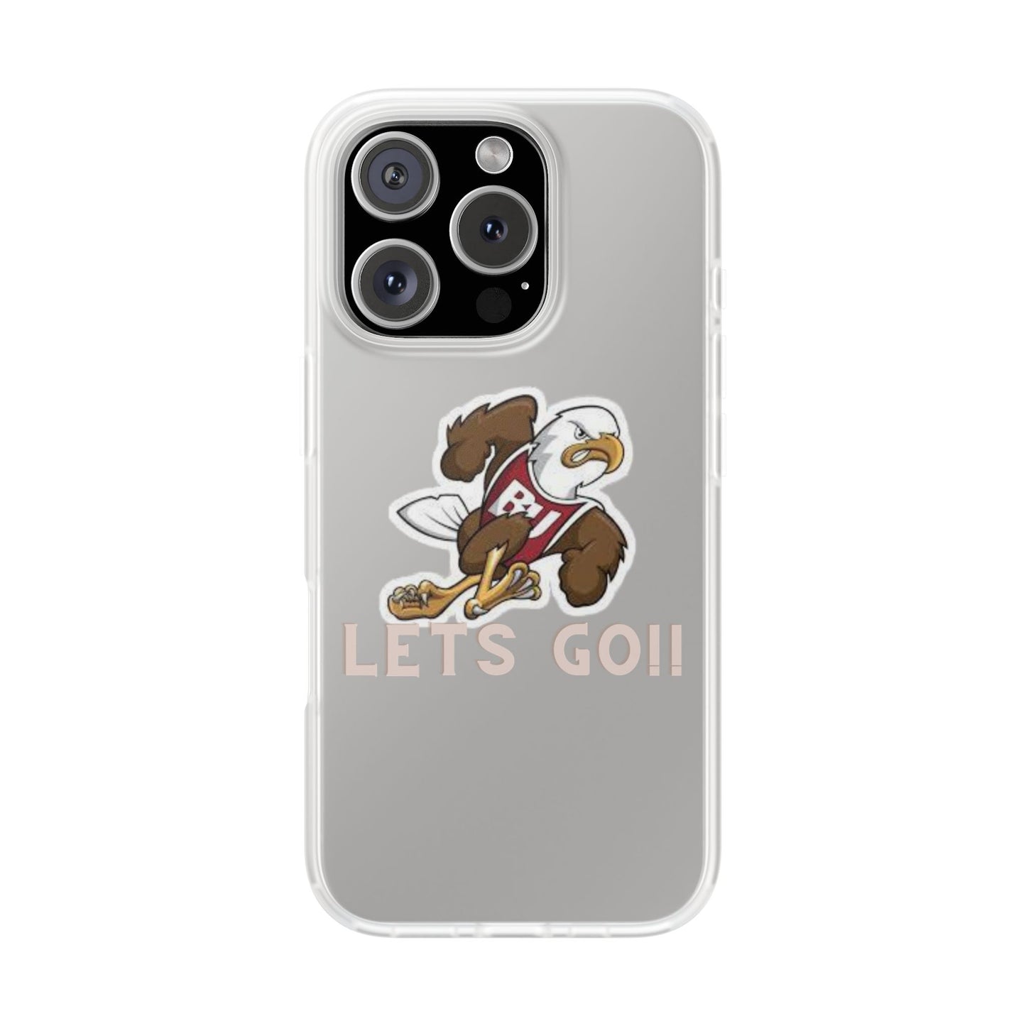 Biola themed Sporty Flexi Phone Case, Perfect for university students, sports Fans, Students, Motivational Gift, back to school phone casesCase