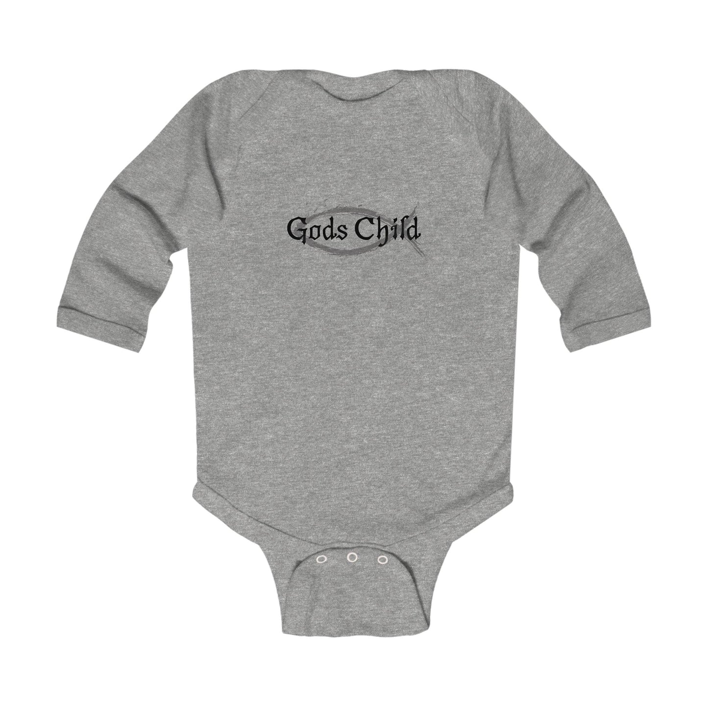 Infant Long Sleeve Bodysuit for Christian babies faith based apparel for the whole family Christian wear for believers