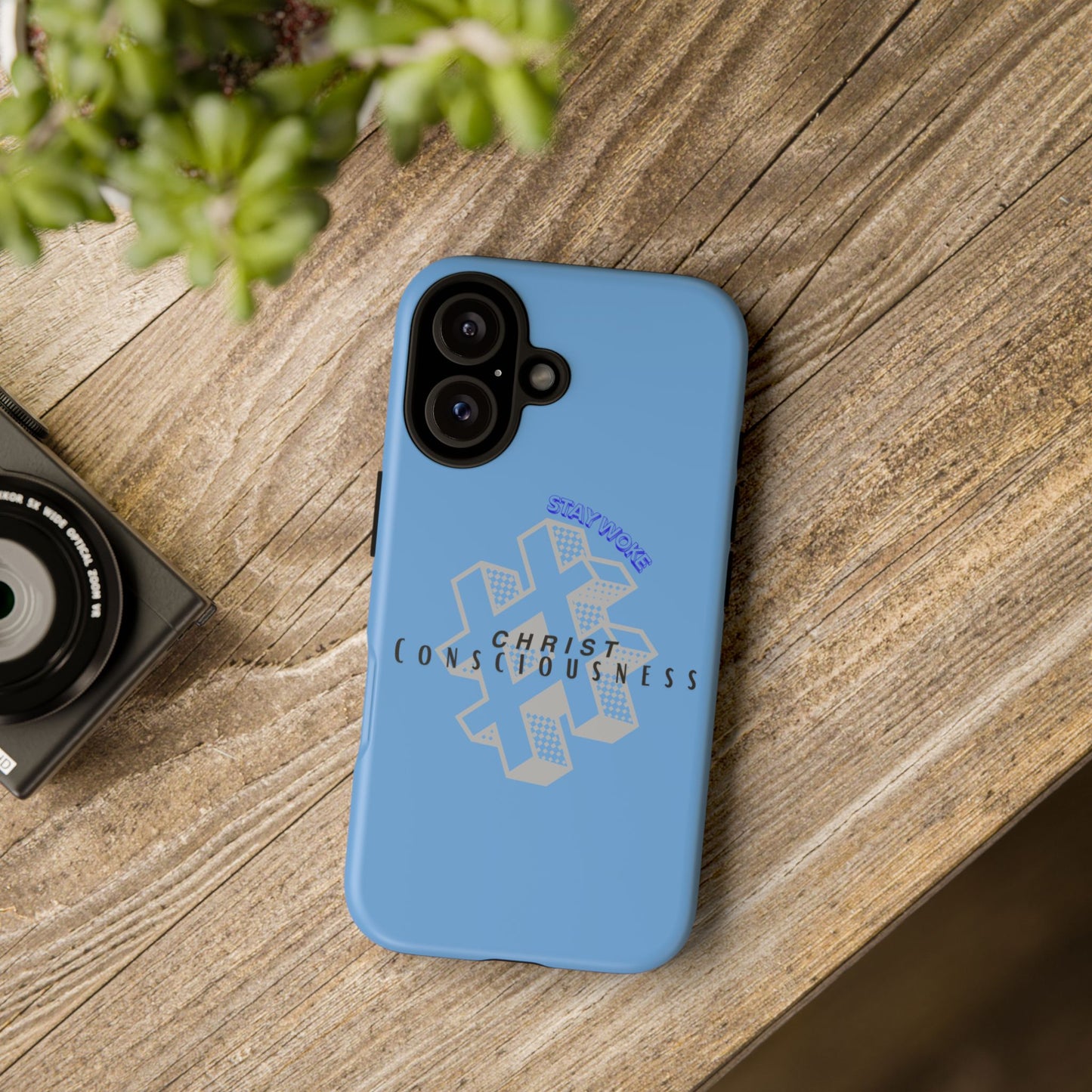 Hashtag Phone Case, Spiritual Gift, Faith-Based Accessory, Unique Tech Cover, Blue Phone Protector, trending tough cases, trending iPhone cases