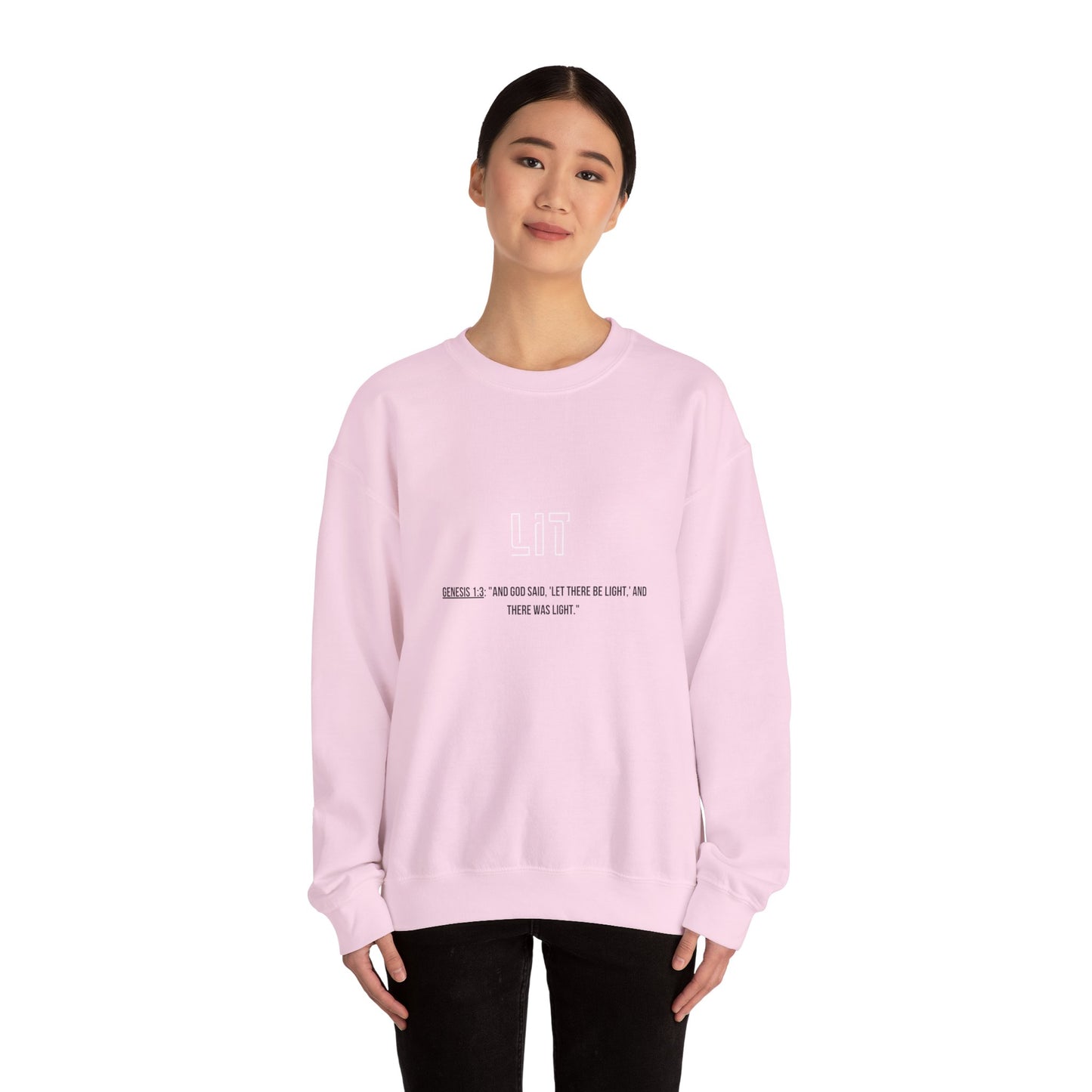 Bible verse Crewneck Sweatshirt - Cozy Motivational Gift for believers , faith inspired Unisex Sweatshirt gift for All Occasions