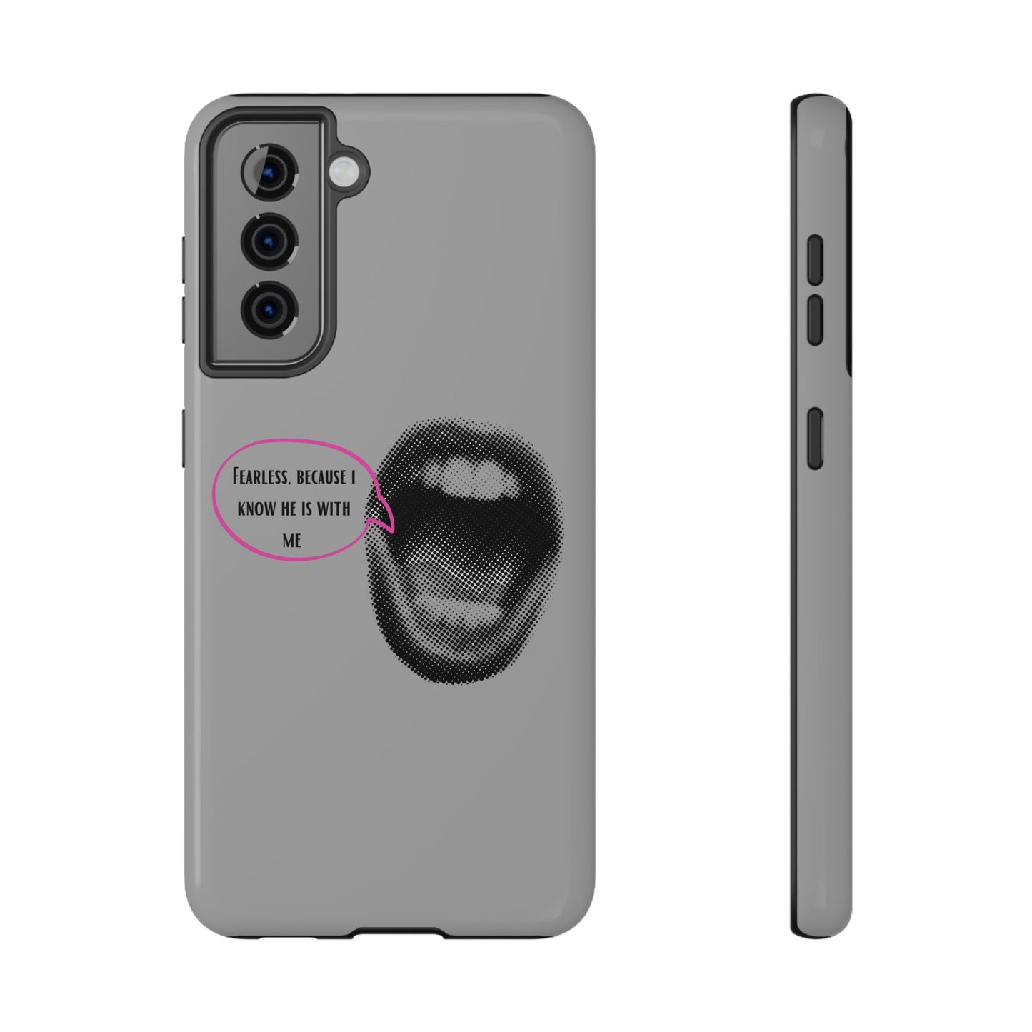 Fearless Impact-Resistant Phone Case; Durable Phone Protector, inspirational Gift, phone Accessory, Trendy Tech Item, Everyday Use