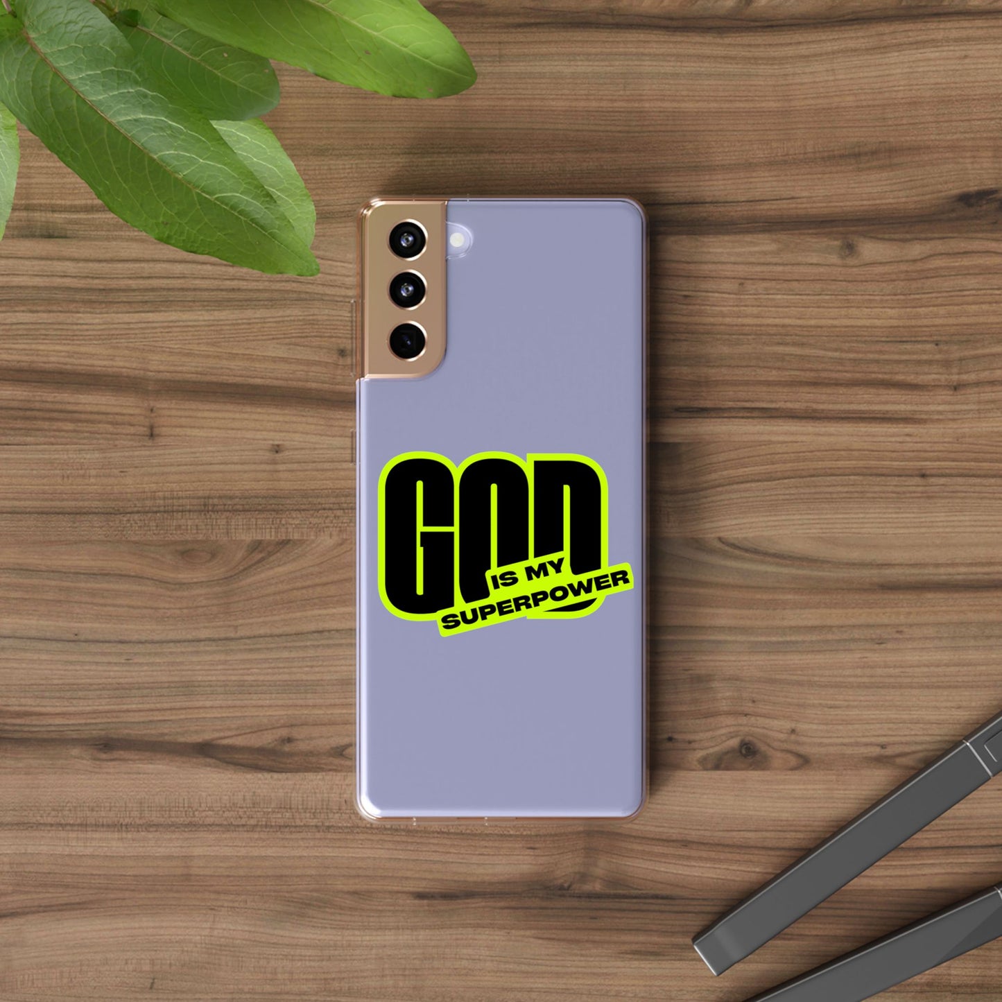 Clear phone Cases, faith inspired phone case, trending Galaxy phone case, trendy I phone case