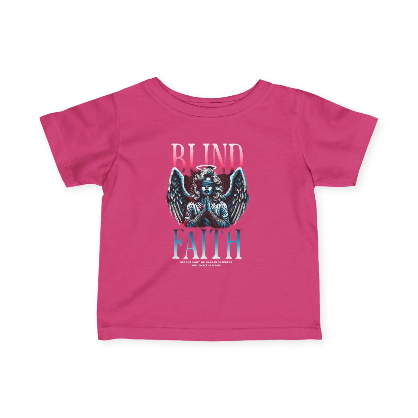Infant Tee with Blind Faith Design - Cute Baby Shirt for Every Day, Baby shower Gift, trending Toddler Style, trending baby Graphic Tee, Unique Baby Clothes