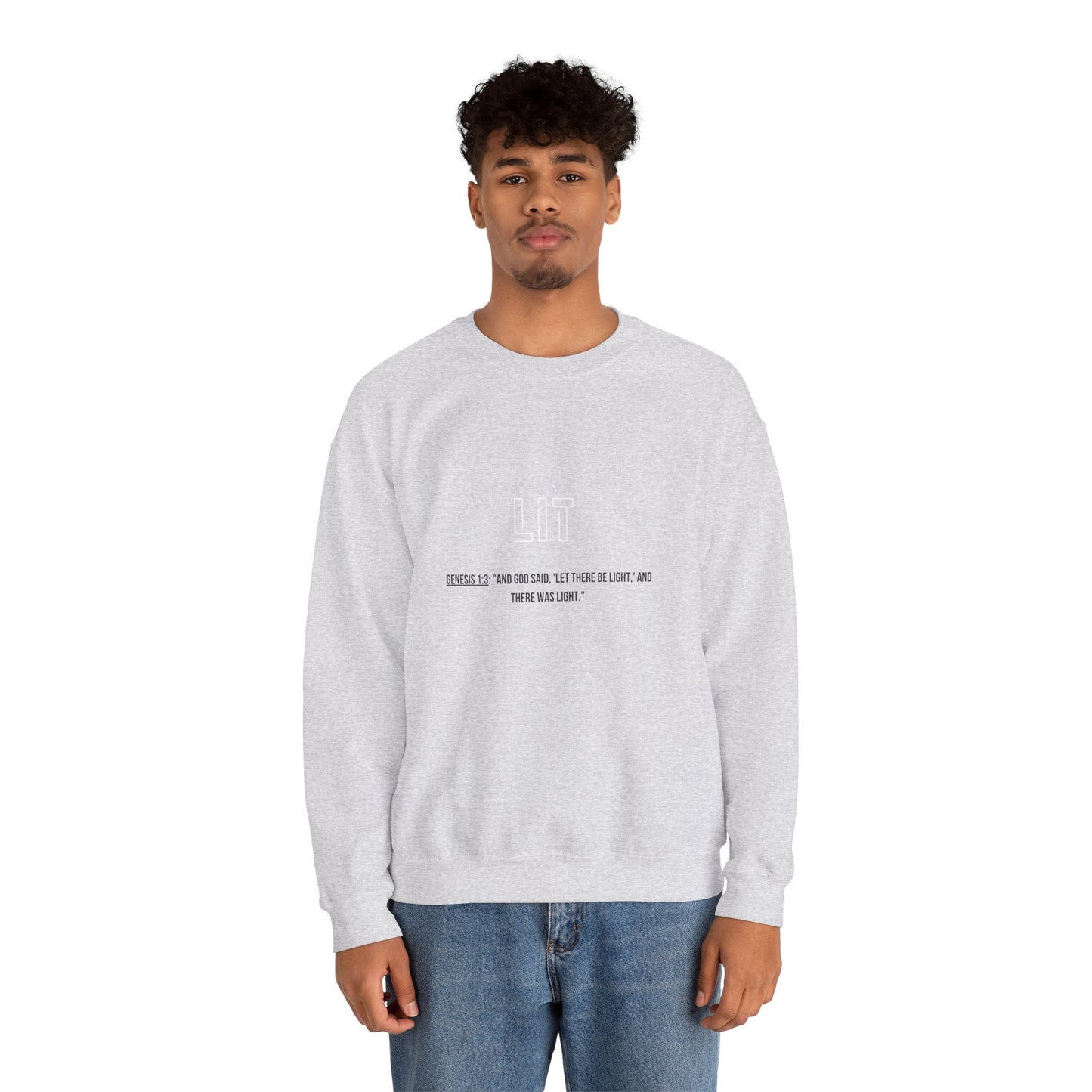 Bible verse Crewneck Sweatshirt - Cozy Motivational Gift for believers , faith inspired Unisex Sweatshirt gift for All Occasions