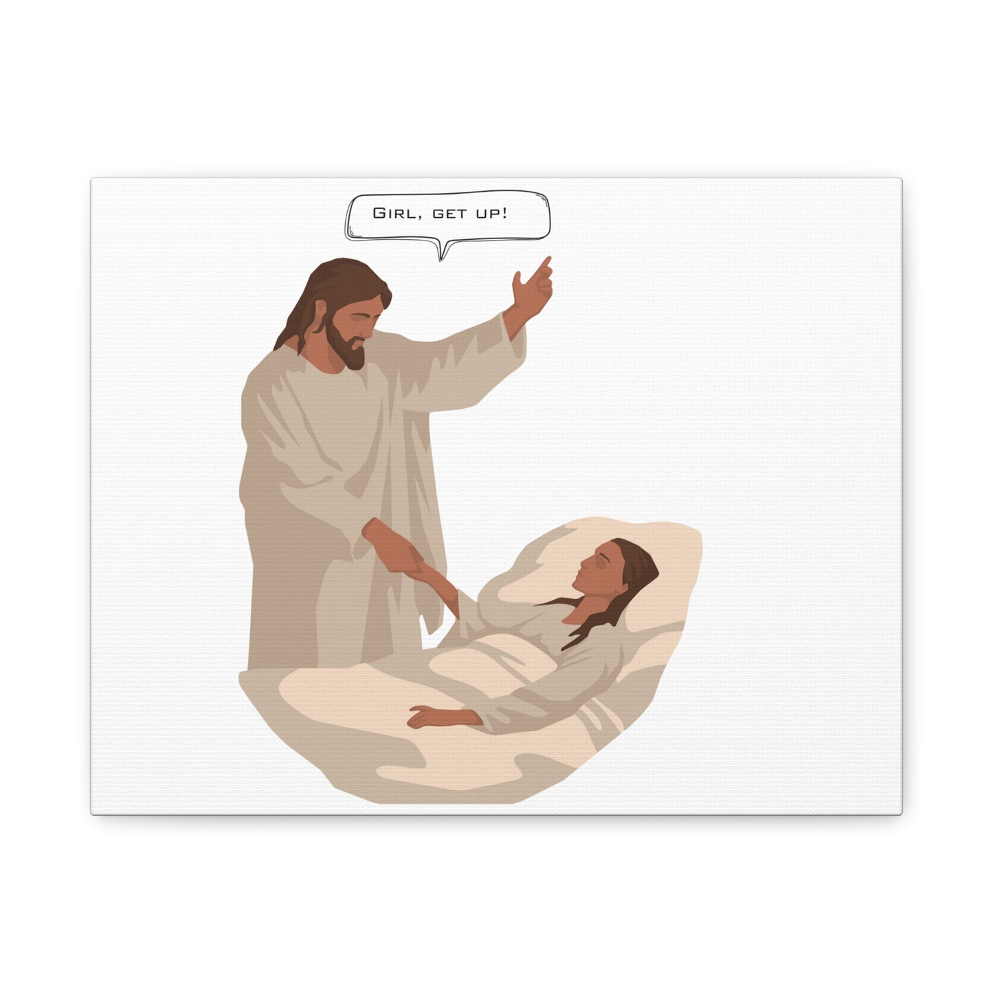 Inspirational Jesus themed Canvas Print Motivational Wall Art for Religious Home Decor for Christian Gift for house warming