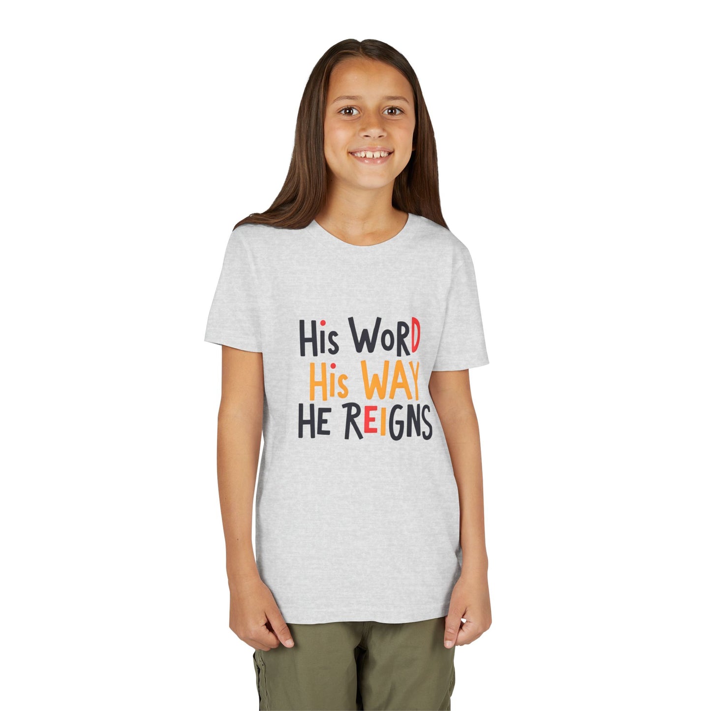 Faith-Inspired Youth Tee, Christian T-Shirt, Religious Kids Shirt, Inspirational Gift, Summer Outfit