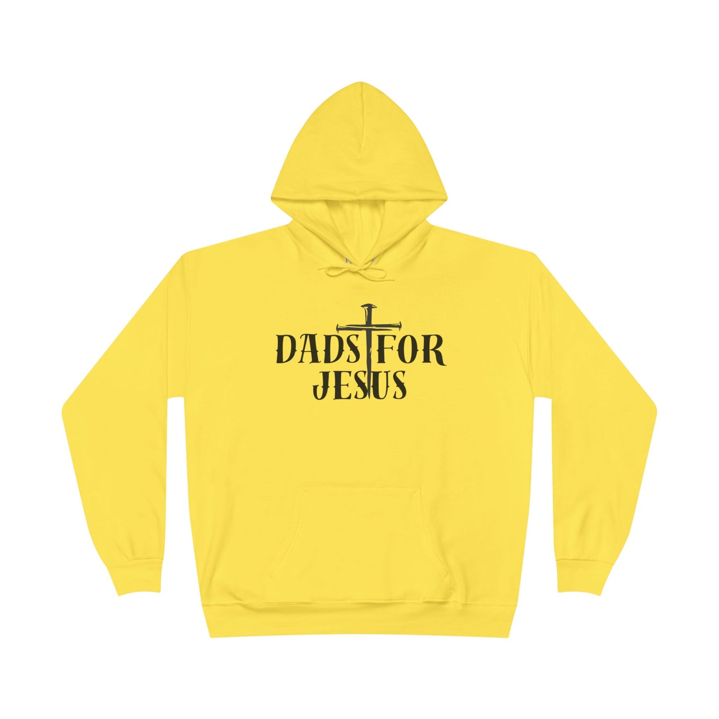 Dads for Jesus Eco-Friendly Hoodie, Christian Gift, Faith-Based Apparel, Unisex Sweatshirt, Casual Outfit, Gift for Dads