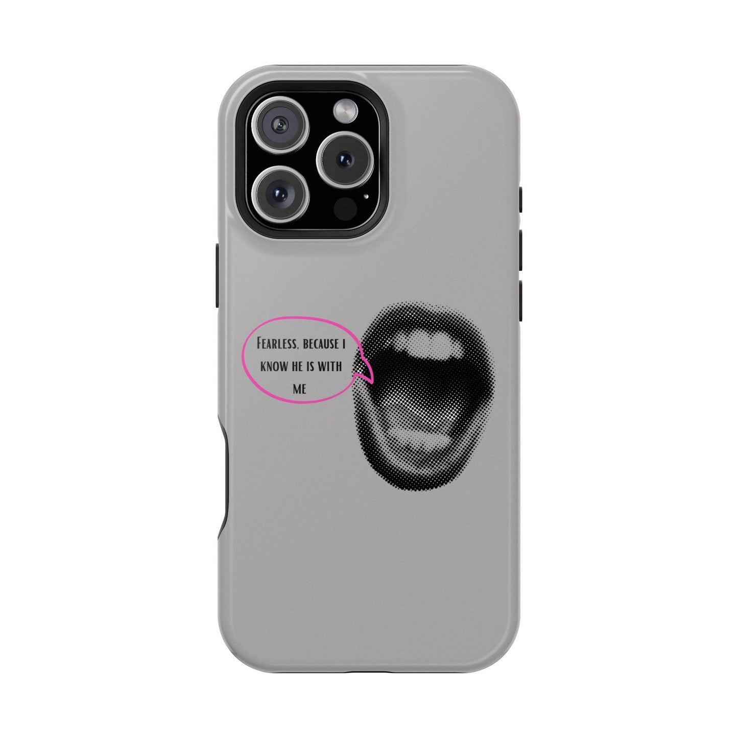 Fearless Impact-Resistant Phone Case; Durable Phone Protector, inspirational Gift, phone Accessory, Trendy Tech Item, Everyday Use