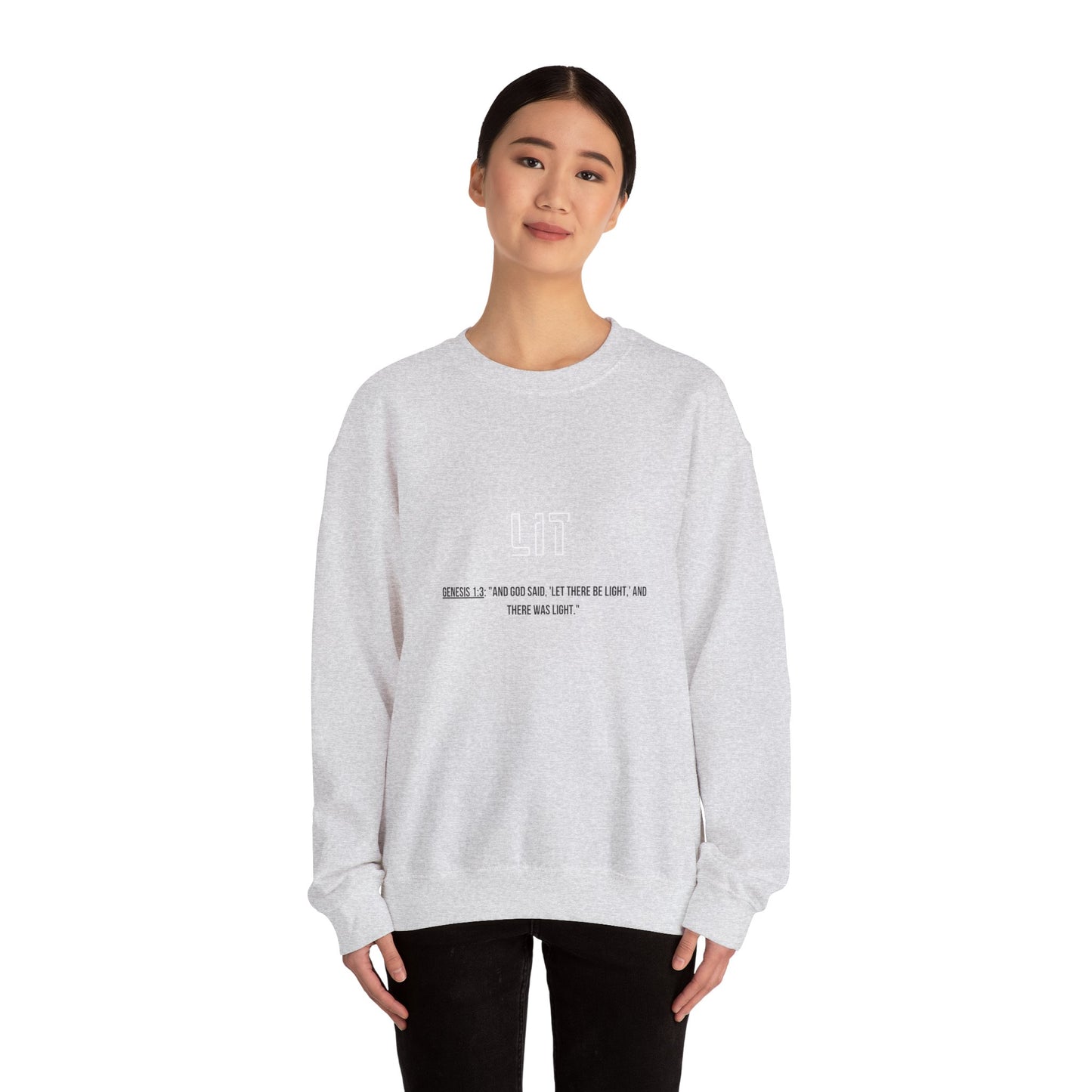 Bible verse Crewneck Sweatshirt - Cozy Motivational Gift for believers , faith inspired Unisex Sweatshirt gift for All Occasions