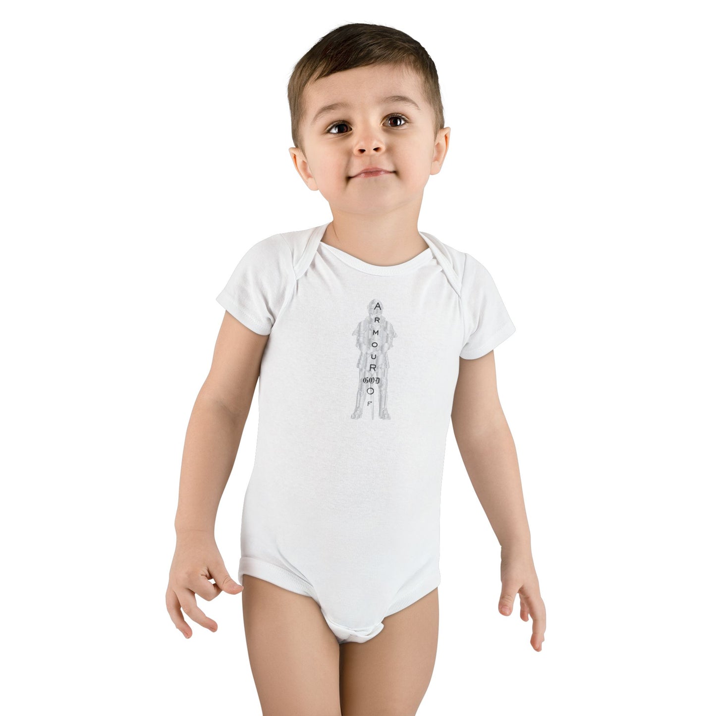 Faith based Organic Baby Bodysuit - Cute Onesie for Newborns, Baby Shower Gift for christian family , Eco-Friendly faith inspired apparel , Infant Outfit, Unisex Baby Clothes