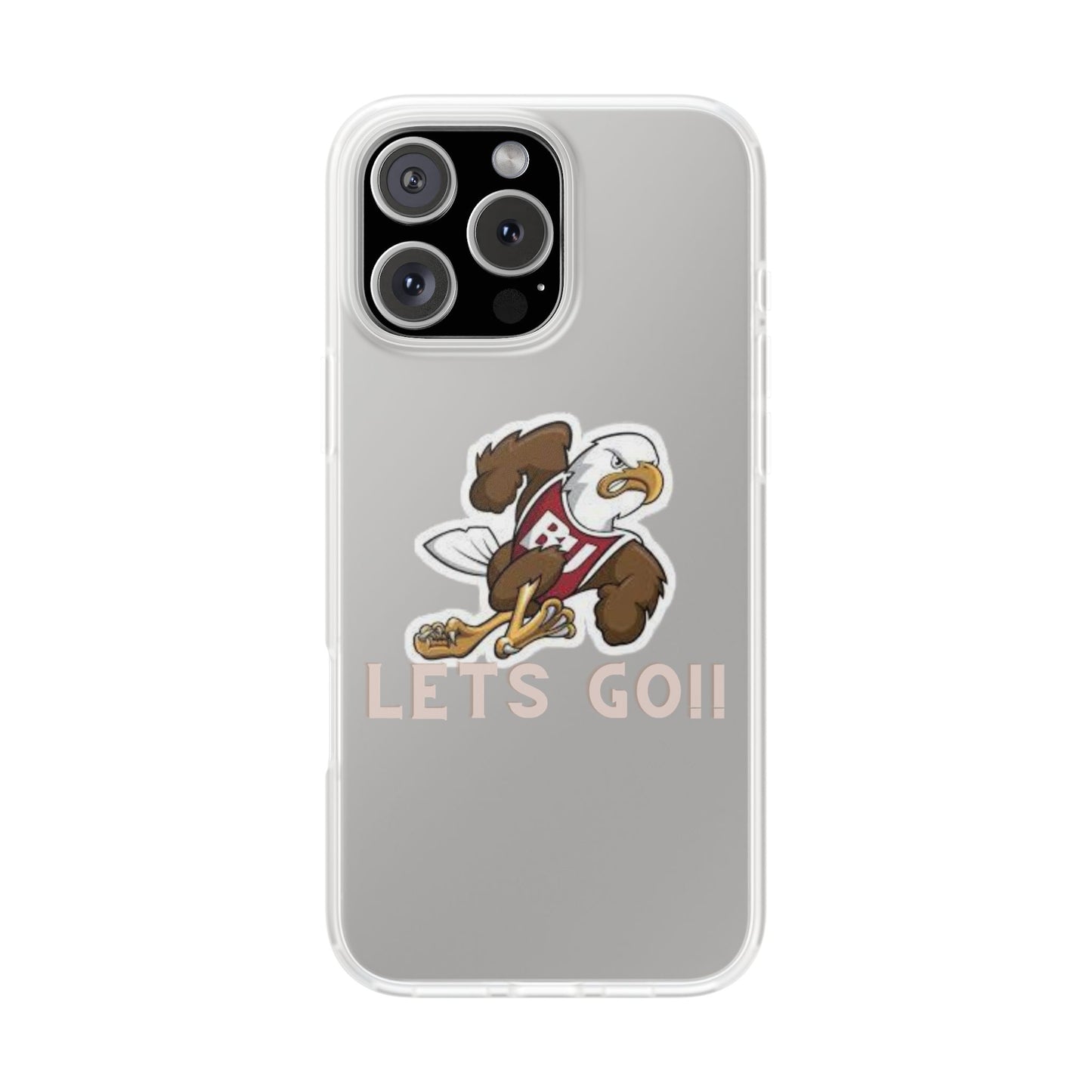 Biola themed Sporty Flexi Phone Case, Perfect for university students, sports Fans, Students, Motivational Gift, back to school phone casesCase