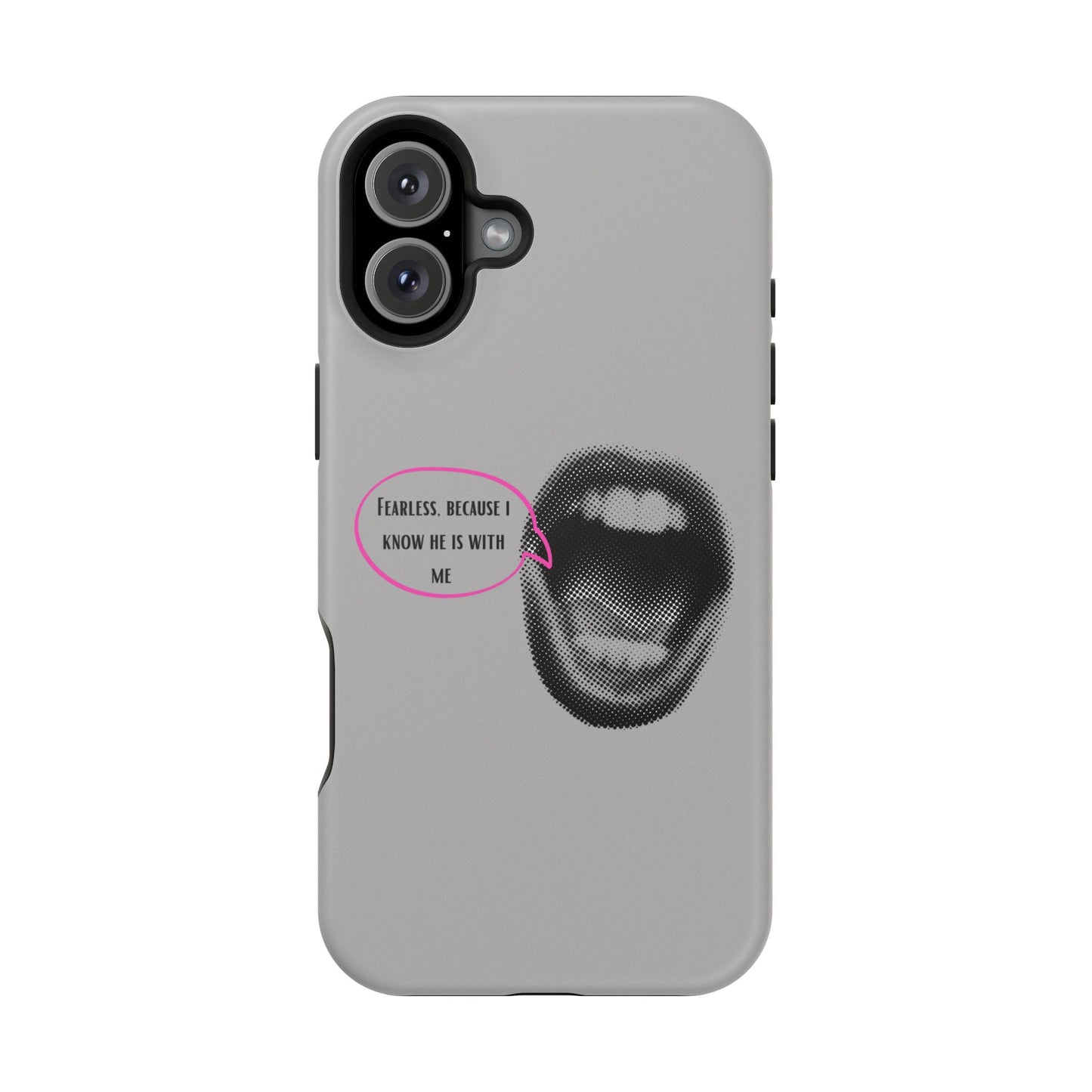 Fearless Impact-Resistant Phone Case; Durable Phone Protector, inspirational Gift, phone Accessory, Trendy Tech Item, Everyday Use