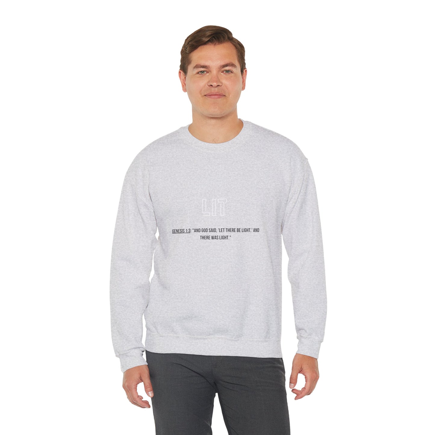 Bible verse Crewneck Sweatshirt - Cozy Motivational Gift for believers , faith inspired Unisex Sweatshirt gift for All Occasions