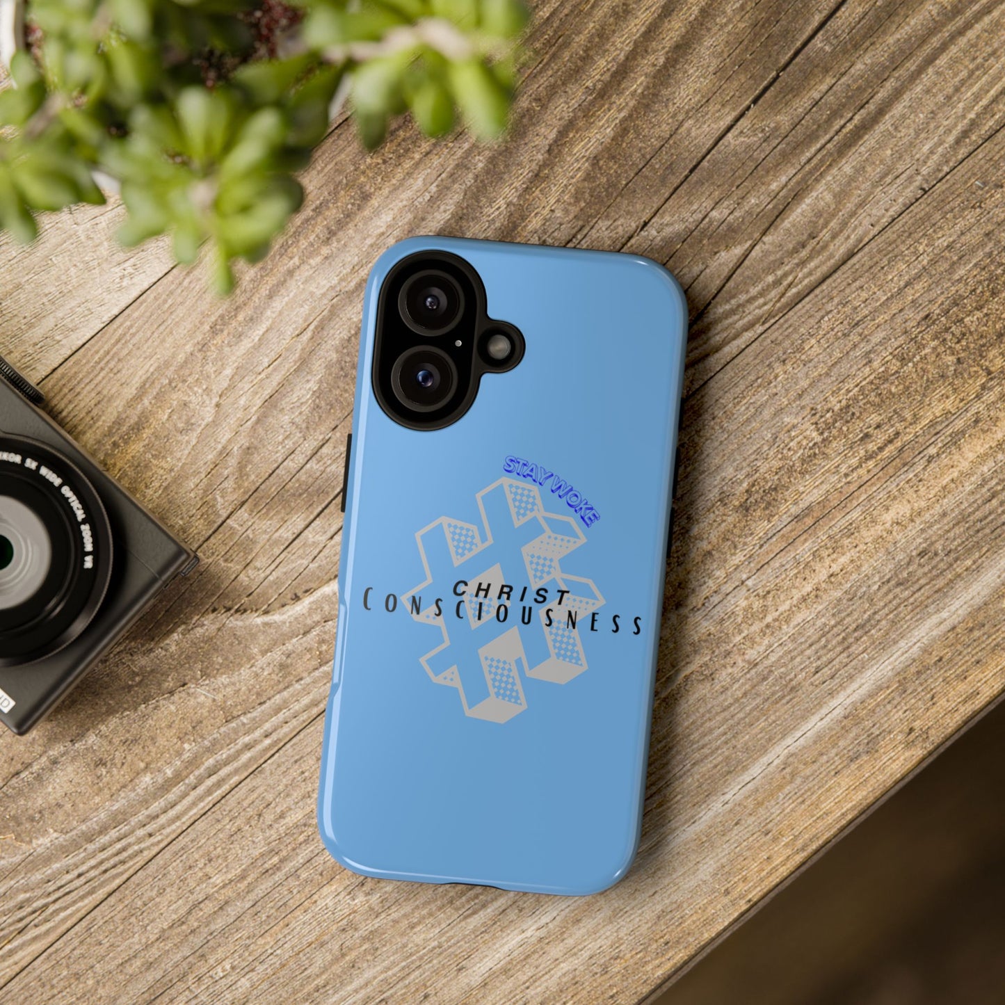 Hashtag Phone Case, Spiritual Gift, Faith-Based Accessory, Unique Tech Cover, Blue Phone Protector, trending tough cases, trending iPhone cases