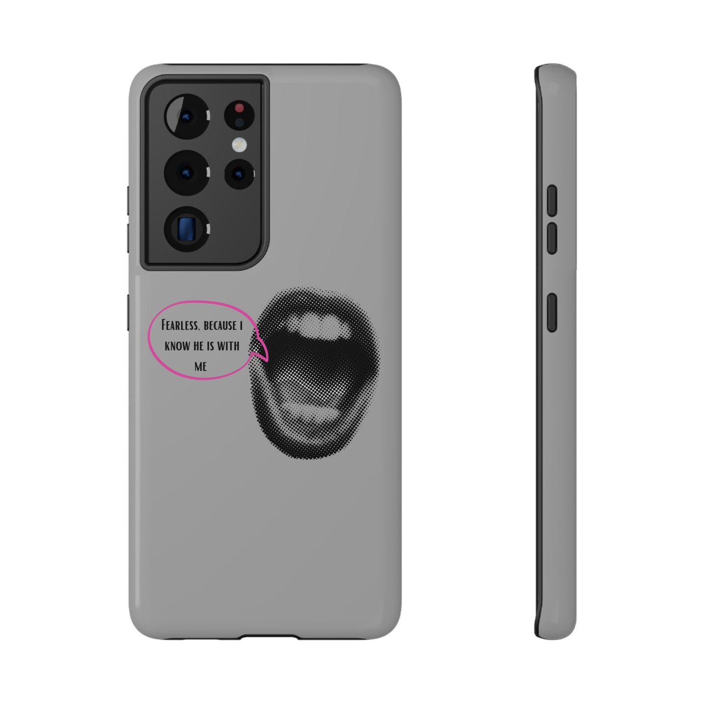 Fearless Impact-Resistant Phone Case; Durable Phone Protector, inspirational Gift, phone Accessory, Trendy Tech Item, Everyday Use