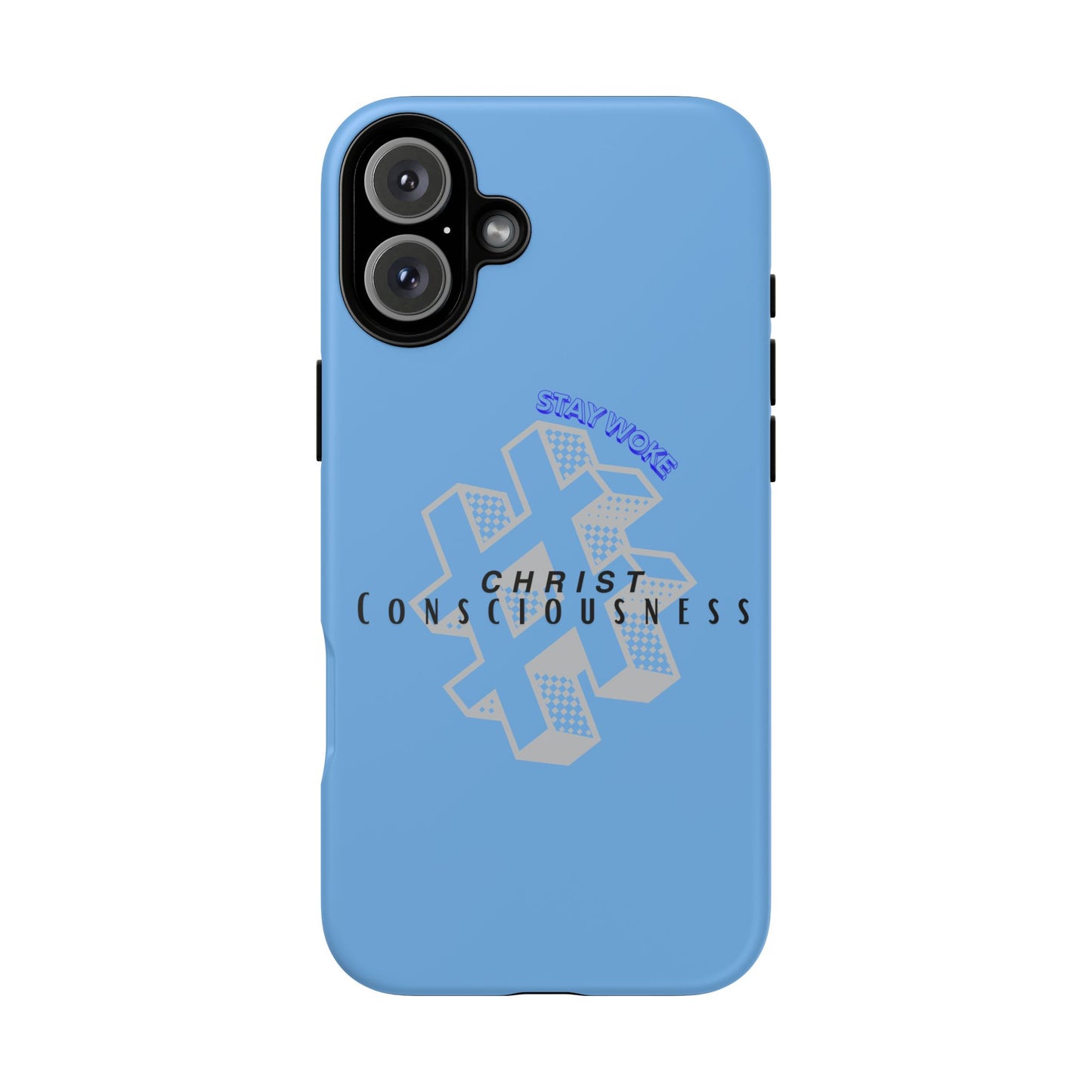 Hashtag Phone Case, Spiritual Gift, Faith-Based Accessory, Unique Tech Cover, Blue Phone Protector, trending tough cases, trending iPhone cases