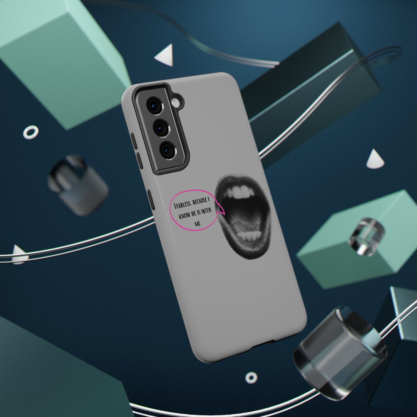 Fearless Impact-Resistant Phone Case; Durable Phone Protector, inspirational Gift, phone Accessory, Trendy Tech Item, Everyday Use