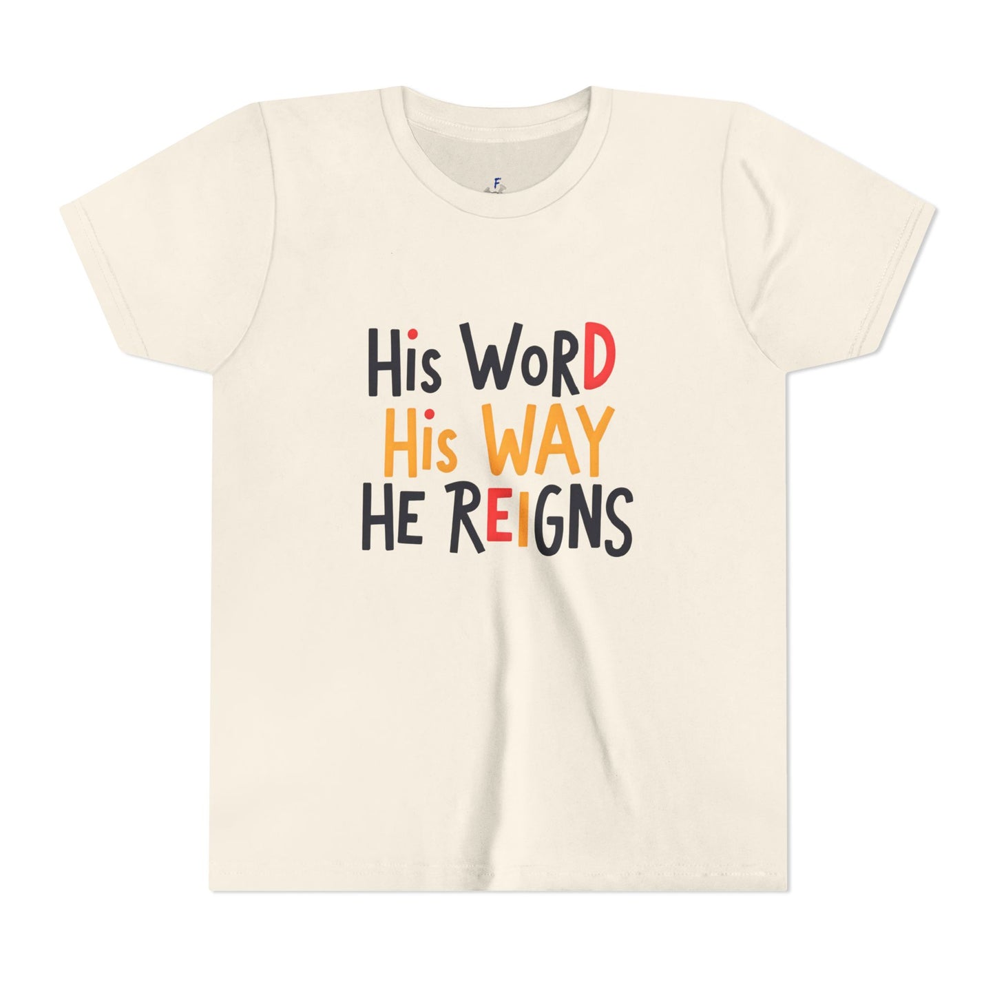 Faith-Inspired Youth Tee, Christian T-Shirt, Religious Kids Shirt, Inspirational Gift, Summer Outfit