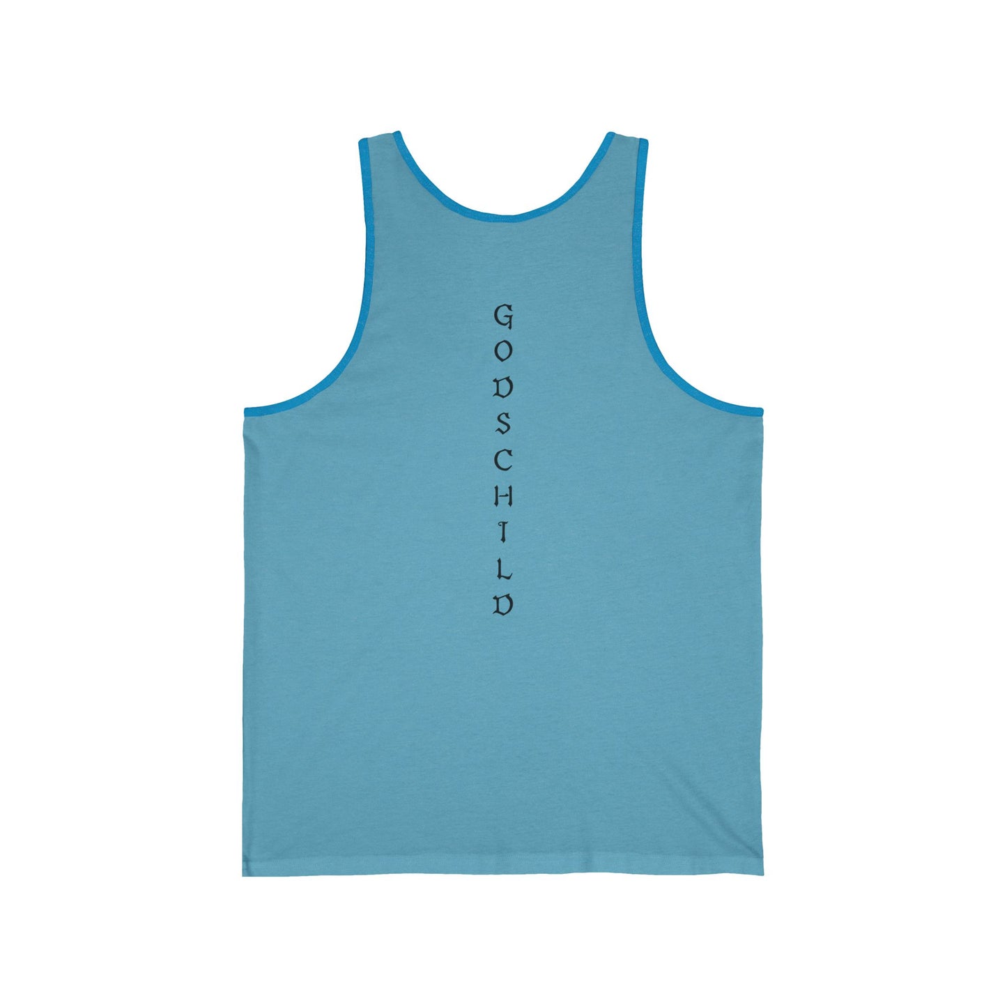 Spiritual Unisex Tank Top, Inspirational Prayer Apparel, Godchild Gift, Faith-Based Summer Wear, Motivational Church Tank