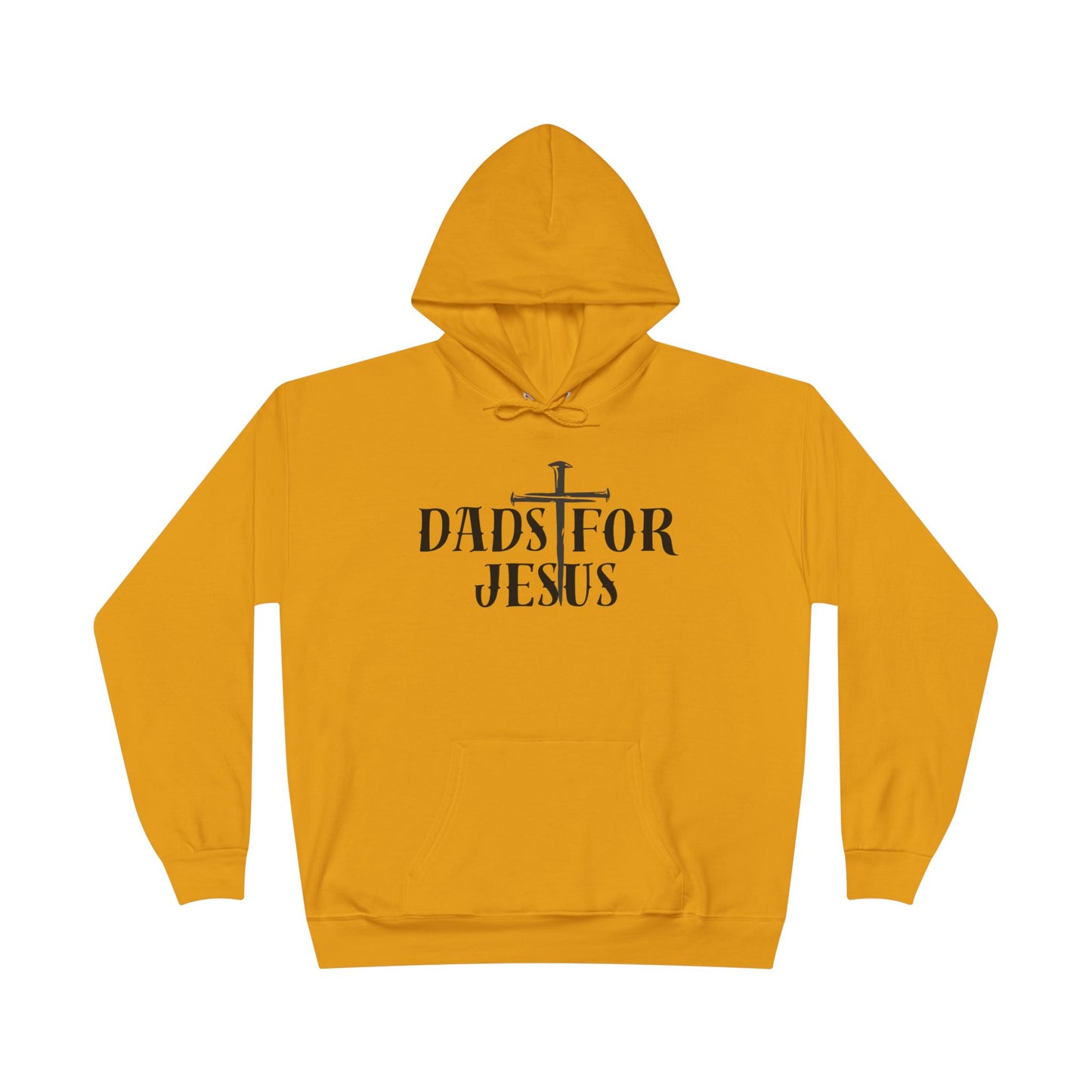Dads for Jesus Eco-Friendly Hoodie, Christian Gift, Faith-Based Apparel, Unisex Sweatshirt, Casual Outfit, Gift for Dads
