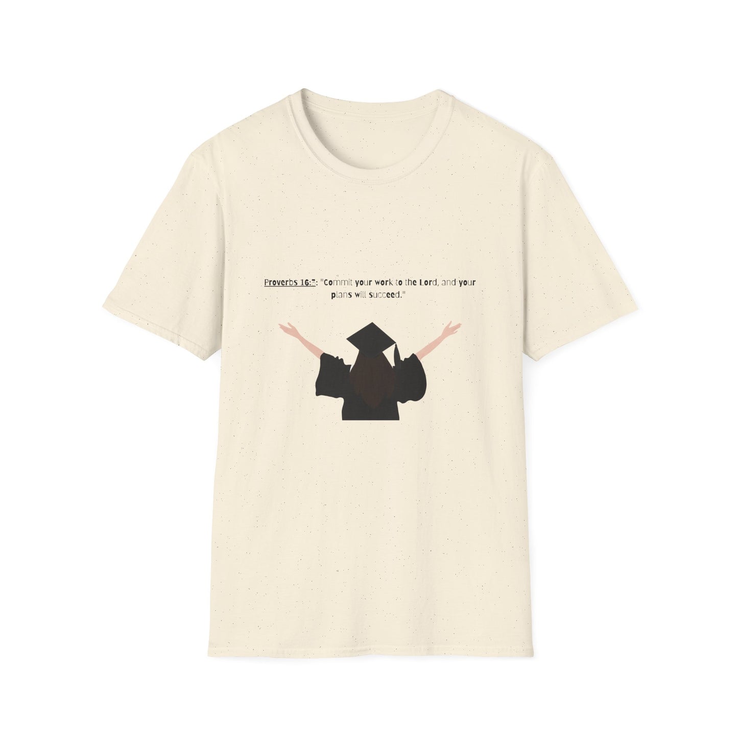 Bible verse Graduation Cap Unisex T-Shirt, faith inspired Achievement gifts Perfect for christian Graduates, Gift for Graduation Day