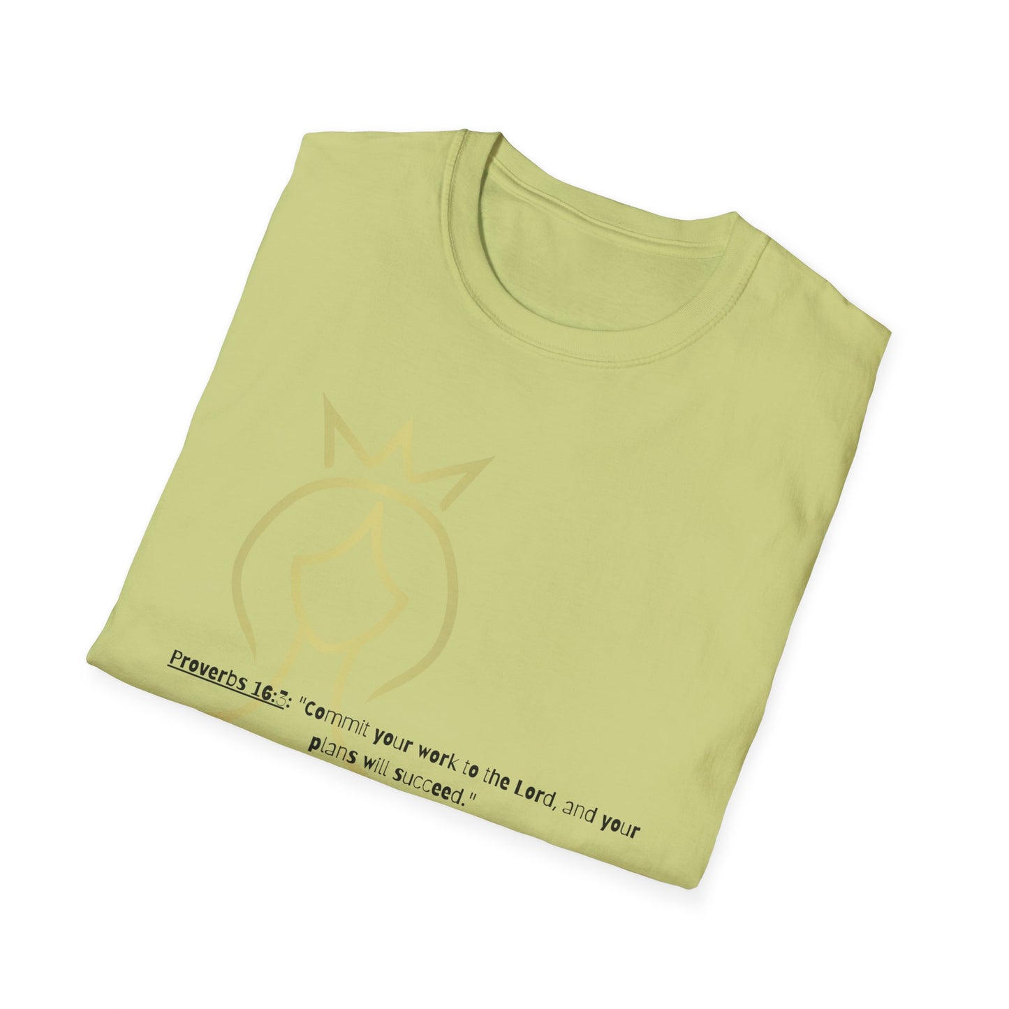 Bible verse themed Unisex Softstyle T-Shirt, jesus Lovers Gift, faith based Casual Wear Relaxed Fit Tee, Gift for believers
