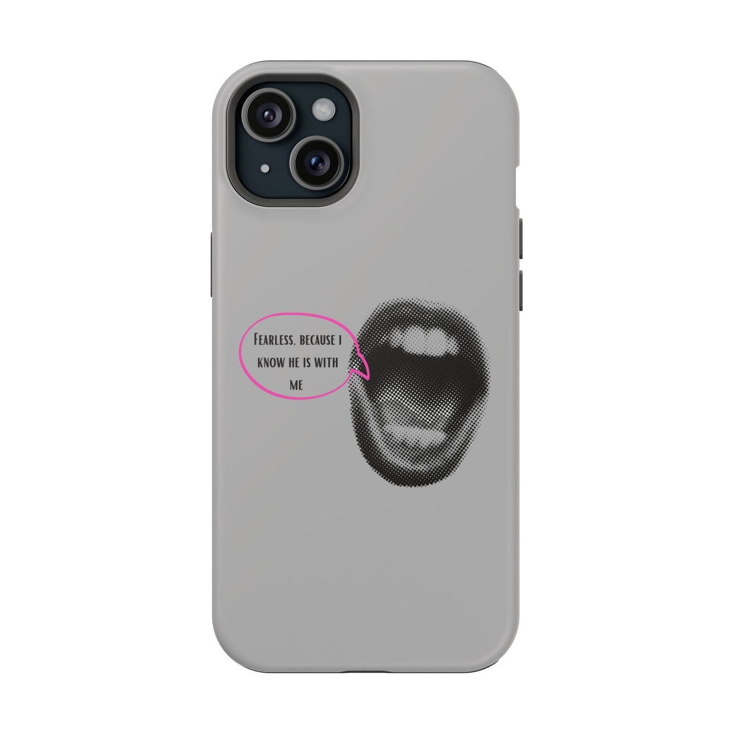 Fearless Impact-Resistant Phone Case; Durable Phone Protector, inspirational Gift, phone Accessory, Trendy Tech Item, Everyday Use