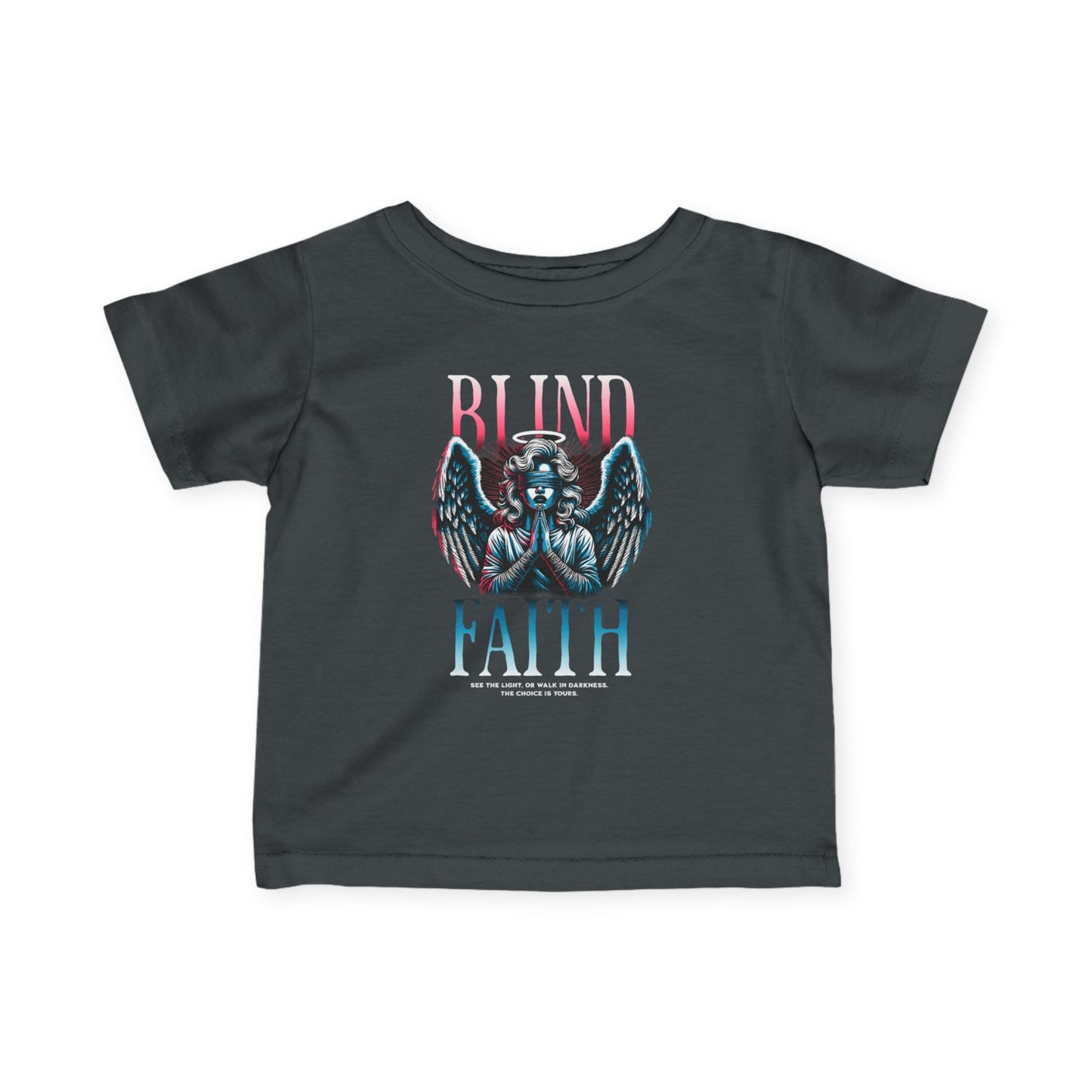 Infant Tee with Blind Faith Design - Cute Baby Shirt for Every Day, Baby shower Gift, trending Toddler Style, trending baby Graphic Tee, Unique Baby Clothes