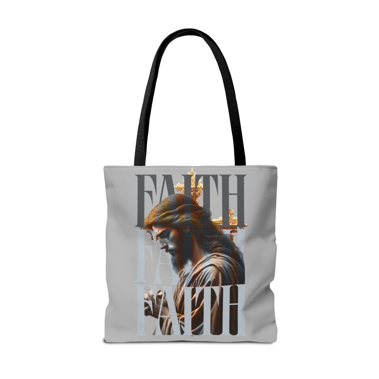 Faith themed Tote Bag for Daily wear, Reusable Shopping Bag, Christian Gift for any occassion, Affirmation Accessory, Stylish Faith Bag