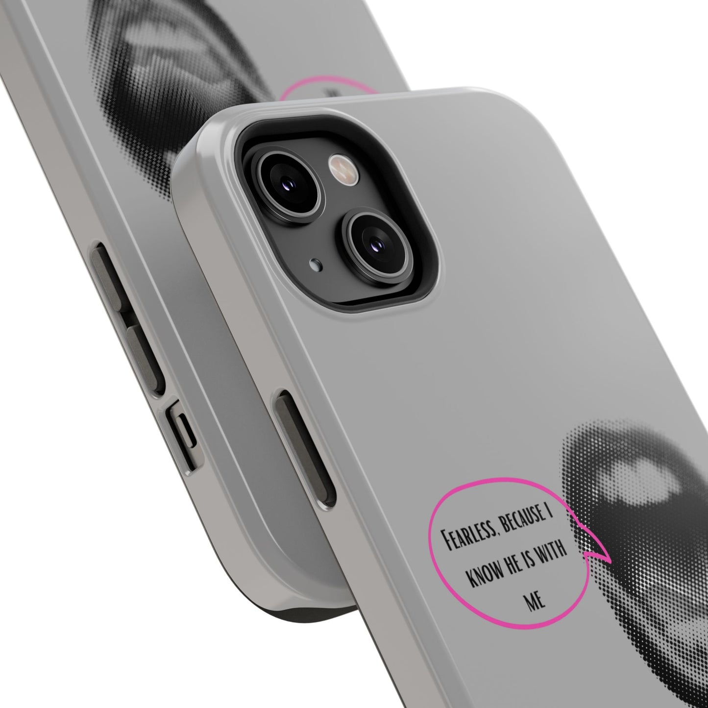 Fearless Impact-Resistant Phone Case; Durable Phone Protector, inspirational Gift, phone Accessory, Trendy Tech Item, Everyday Use