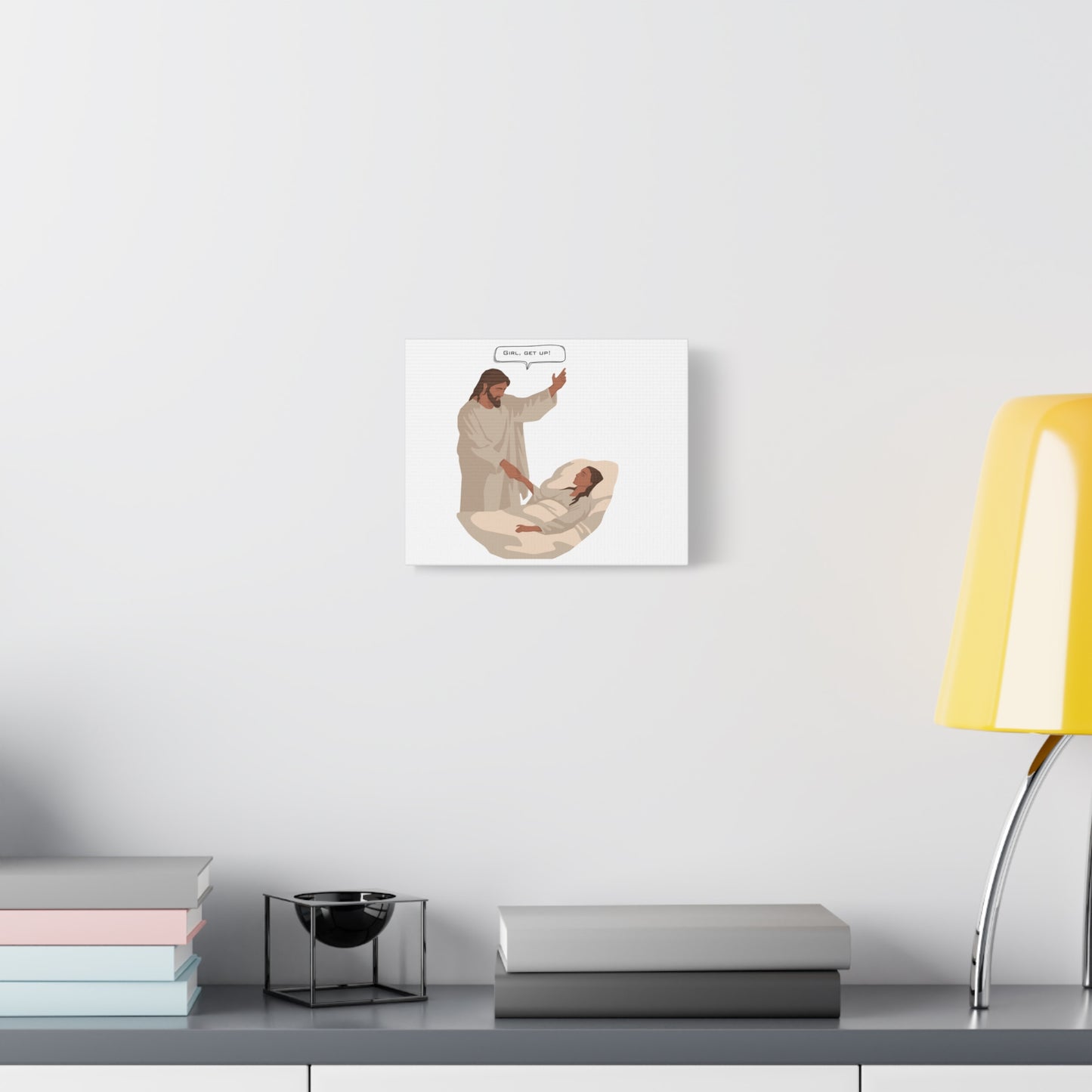 Inspirational Jesus themed Canvas Print Motivational Wall Art for Religious Home Decor for Christian Gift for house warming