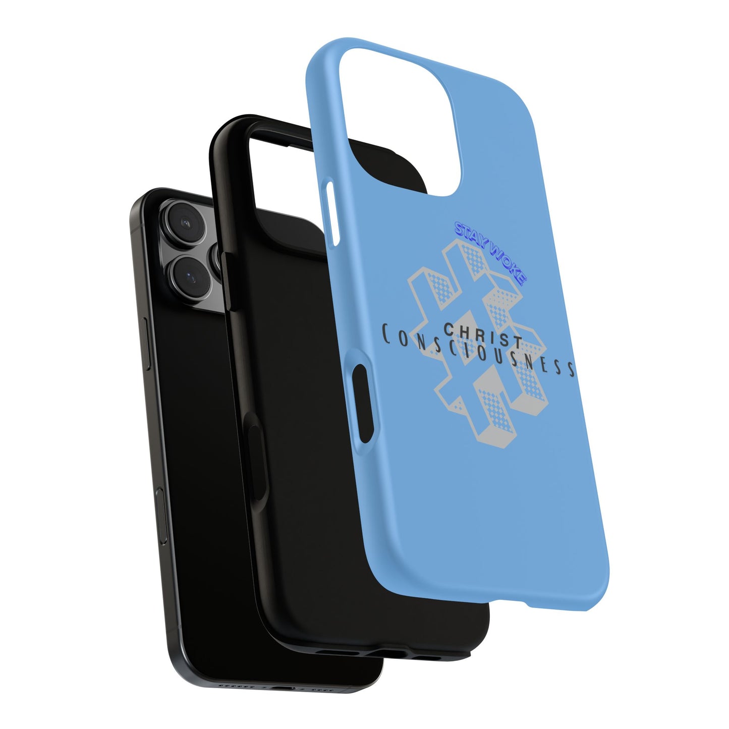 Hashtag Phone Case, Spiritual Gift, Faith-Based Accessory, Unique Tech Cover, Blue Phone Protector, trending tough cases, trending iPhone cases