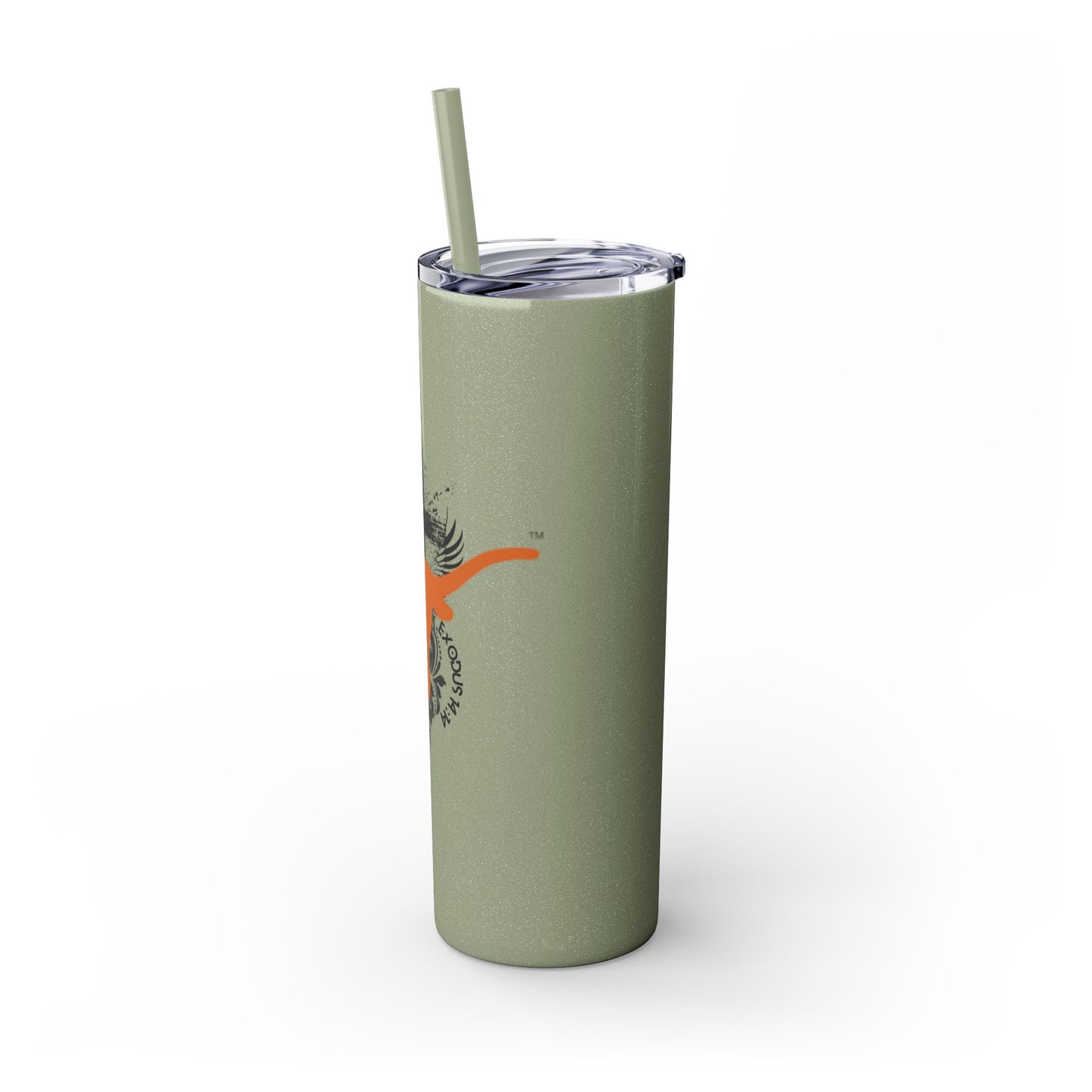 Faith inspired Texas State University at Austin Longhorn themed Skinny Tumbler| university Style Travel Mug | Personalized Gift for university students|