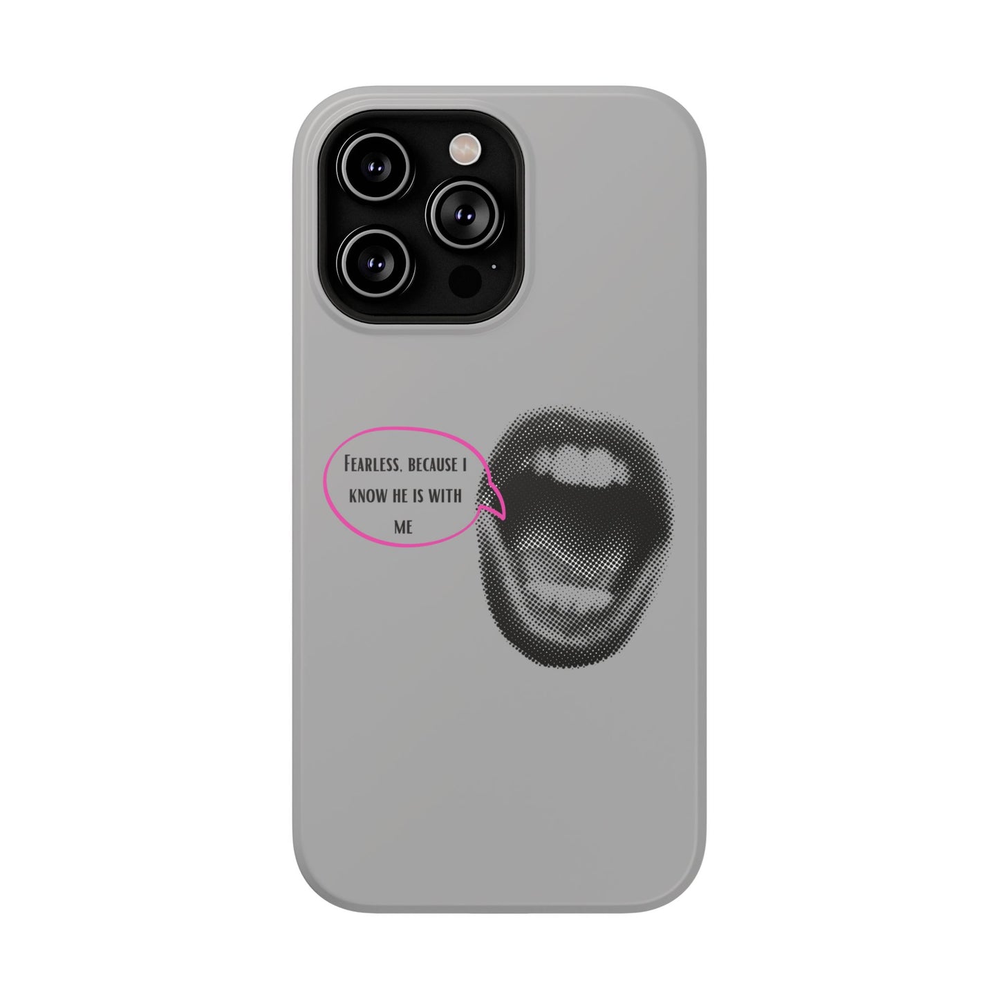 Fearless Impact-Resistant Phone Case; Durable Phone Protector, inspirational Gift, phone Accessory, Trendy Tech Item, Everyday Use