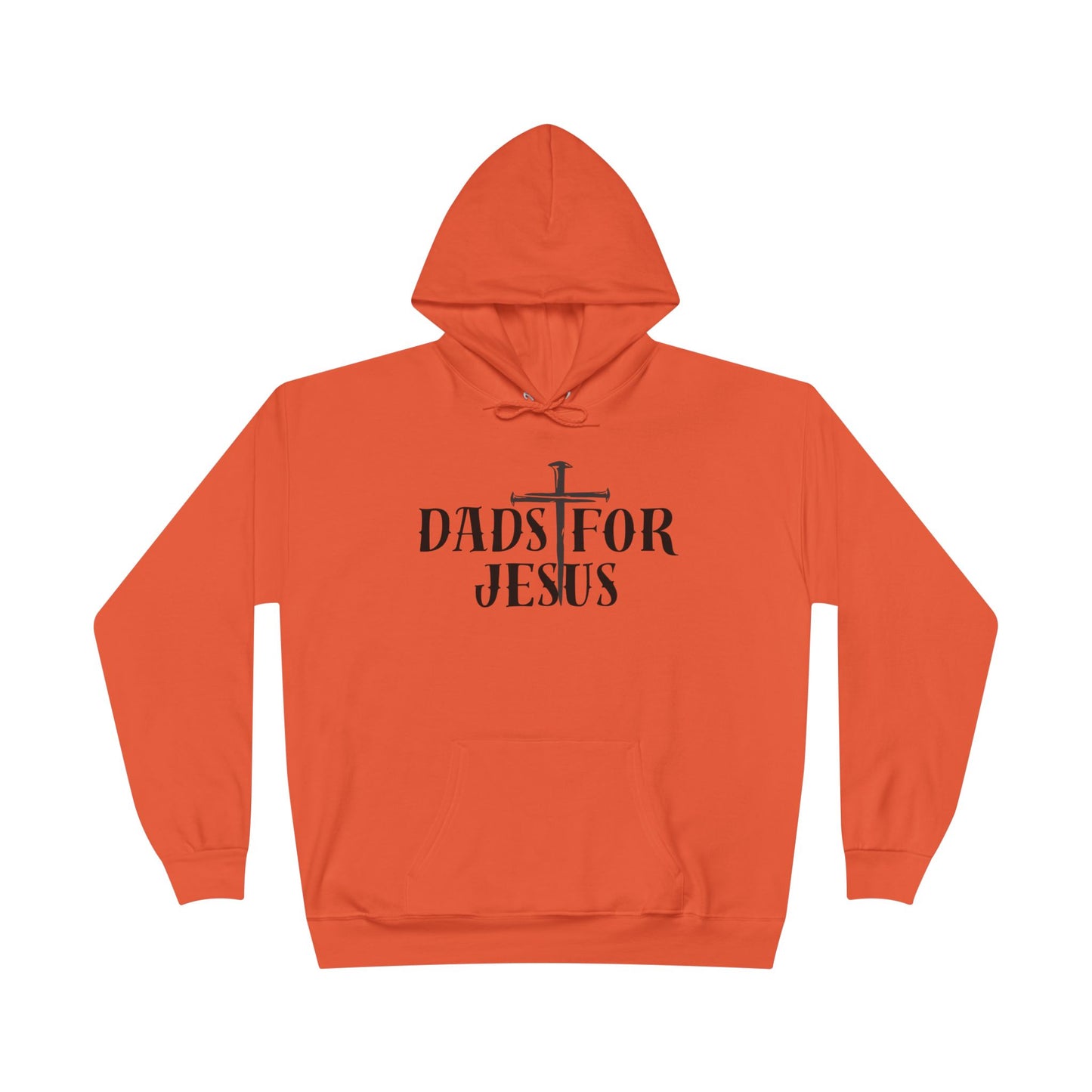 Dads for Jesus Eco-Friendly Hoodie, Christian Gift, Faith-Based Apparel, Unisex Sweatshirt, Casual Outfit, Gift for Dads