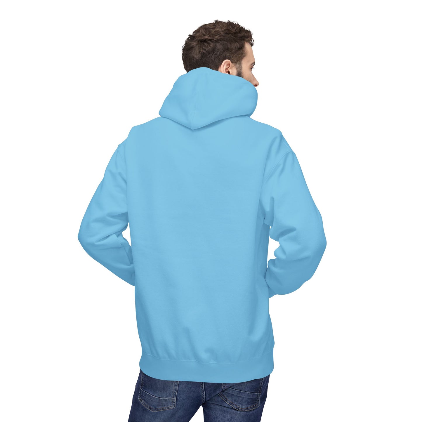 Unisex logo Fleece Hoodie - Cozy Gift for Friends, Motivational Apparel, Casual Wear, Birthday Present, Everyday Comfort