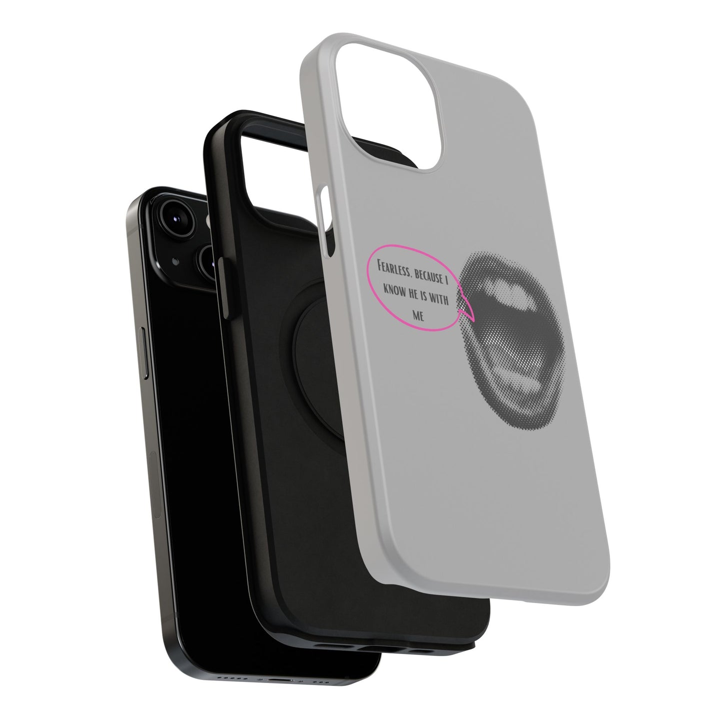 Fearless Impact-Resistant Phone Case; Durable Phone Protector, inspirational Gift, phone Accessory, Trendy Tech Item, Everyday Use