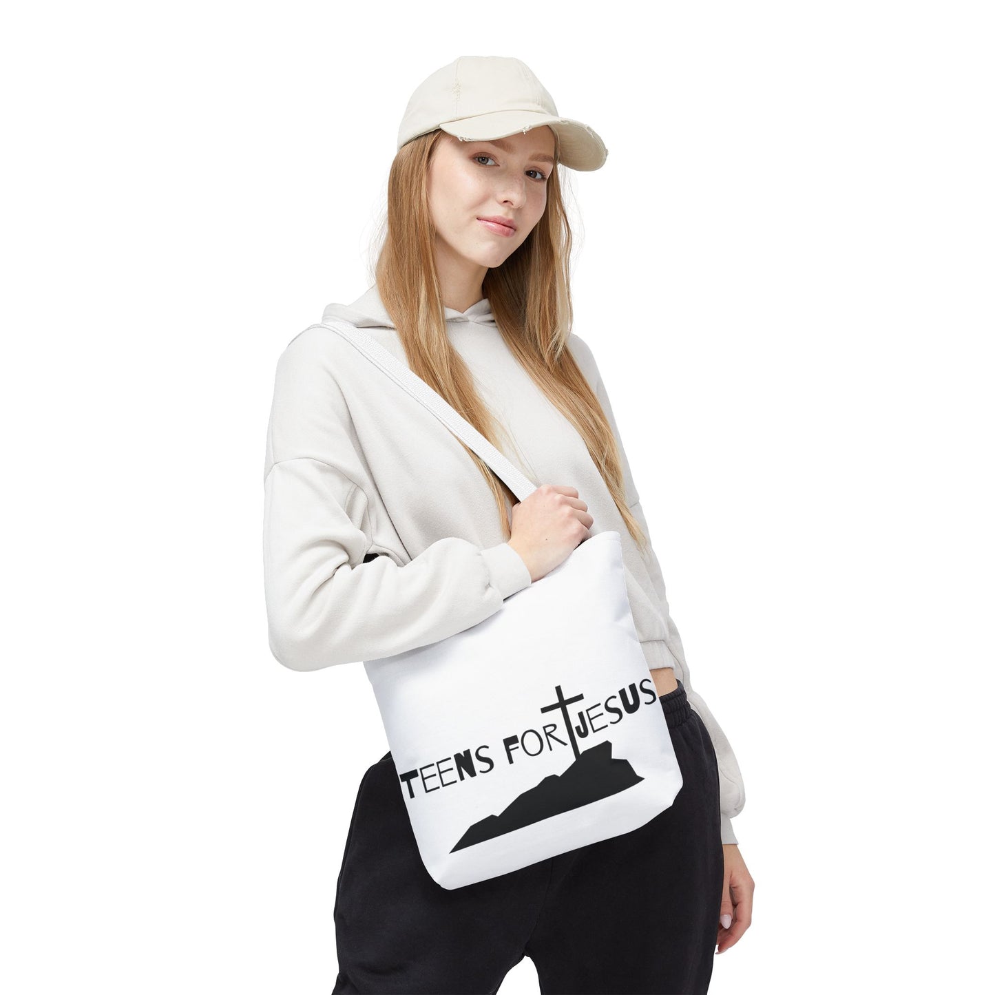 Faith-Inspired Tote Bag for Teens who love Jesus gift idea for christian teens