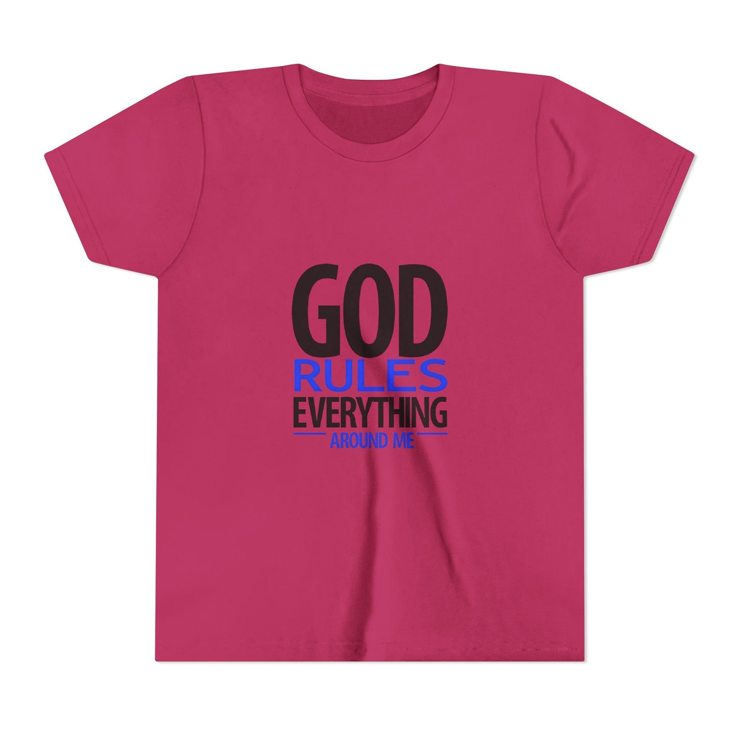 Youth Short Sleeve Tee, spiritual youth apparel, church camp tshirts, youth group t shirts, faith inspired youth apparel
