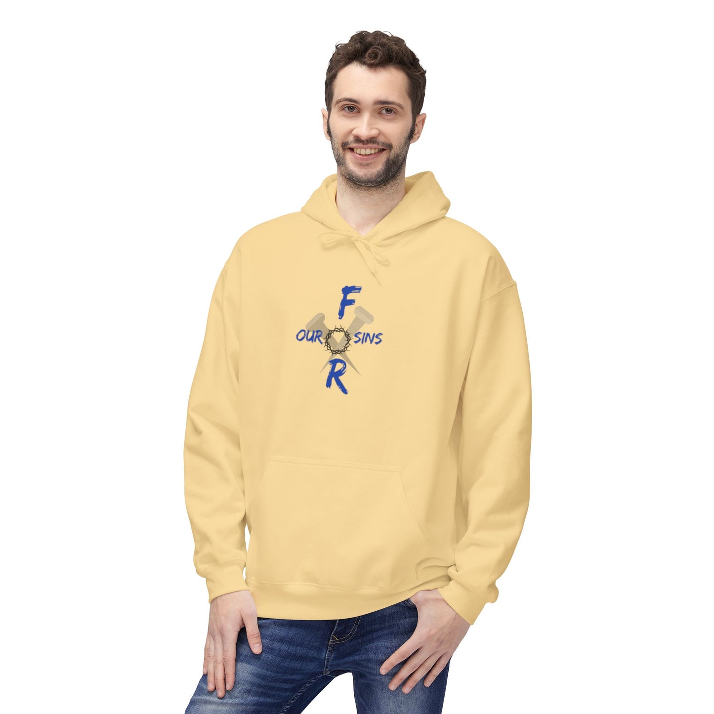 Unisex logo Fleece Hoodie - Cozy Gift for Friends, Motivational Apparel, Casual Wear, Birthday Present, Everyday Comfort