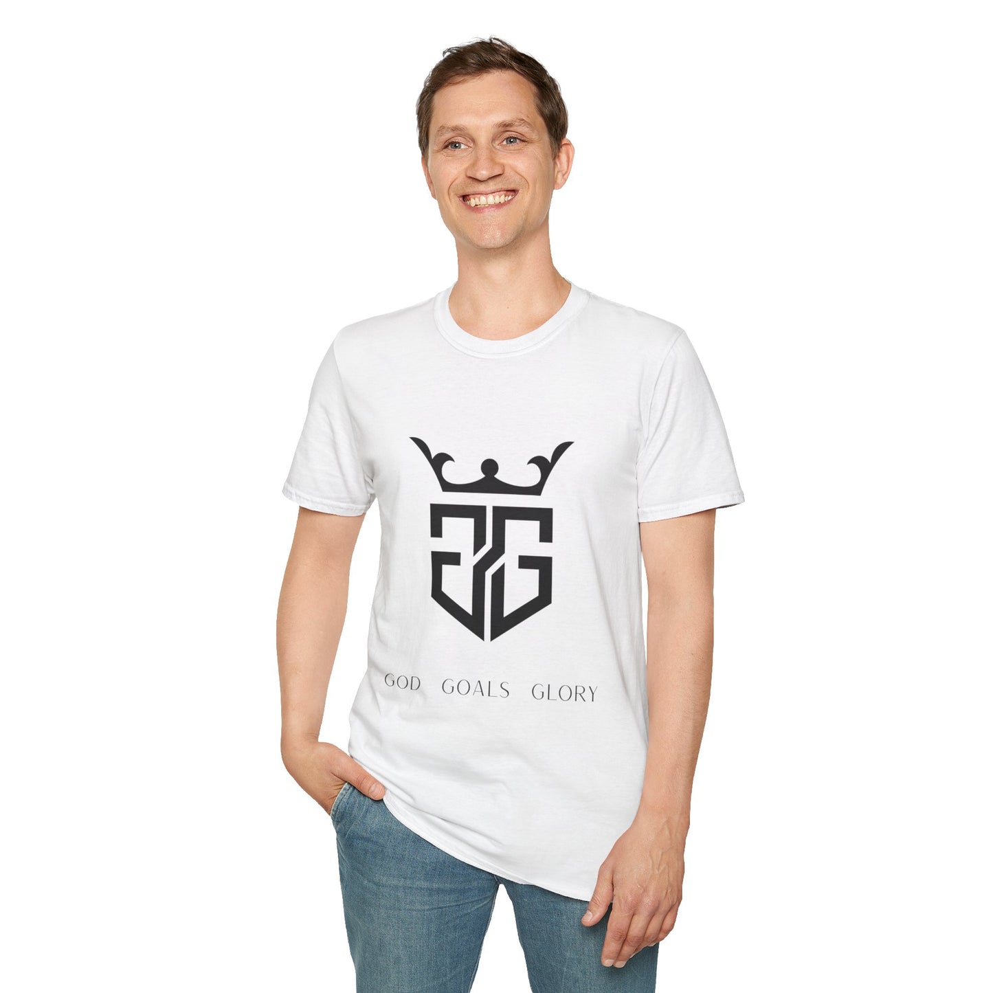 Motivational Softstyle T-Shirt, Motivational Tee for Everyday Wear, faith inspired Streetwear, Gift for christians, Inspirational Quote Shirt