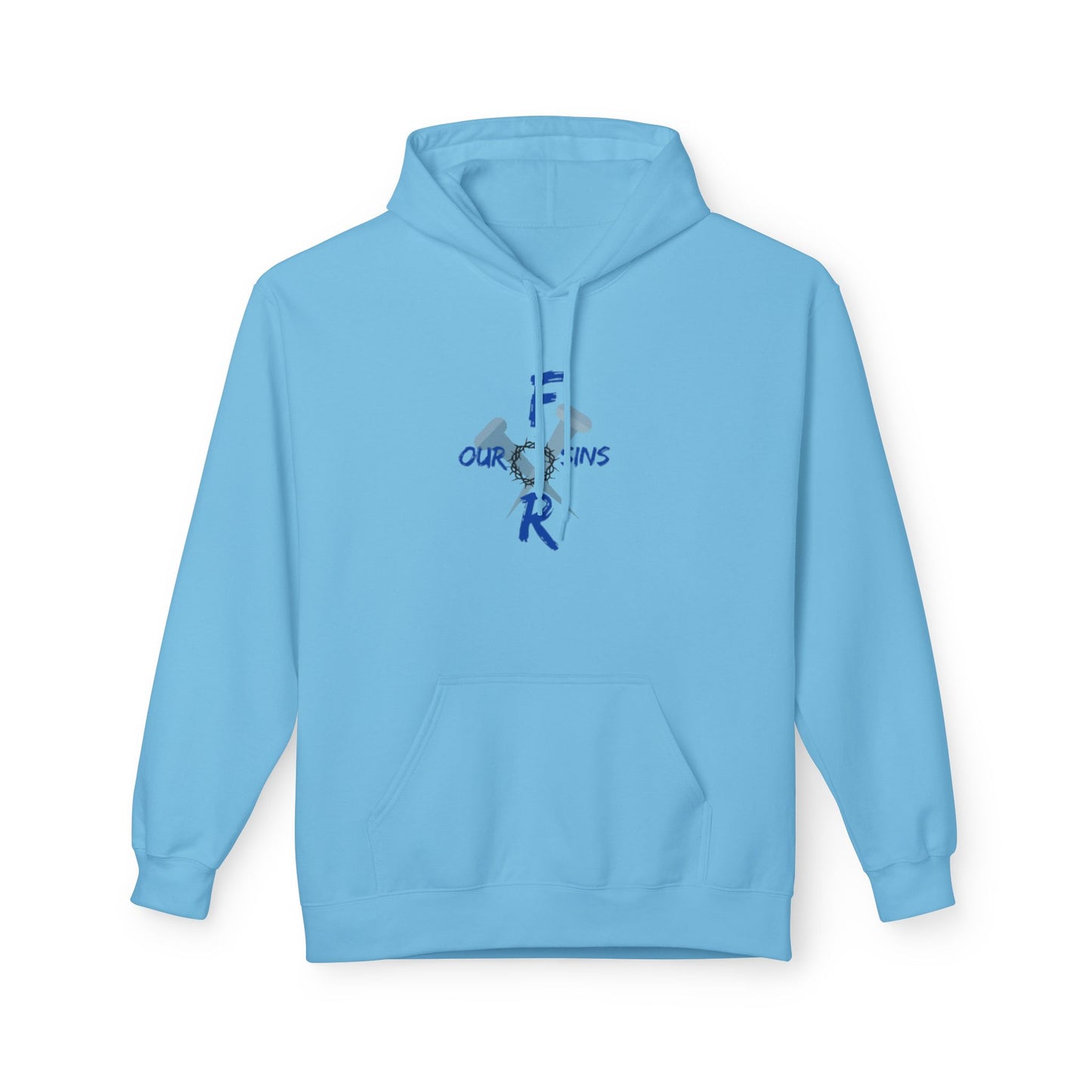 Unisex logo Fleece Hoodie - Cozy Gift for Friends, Motivational Apparel, Casual Wear, Birthday Present, Everyday Comfort