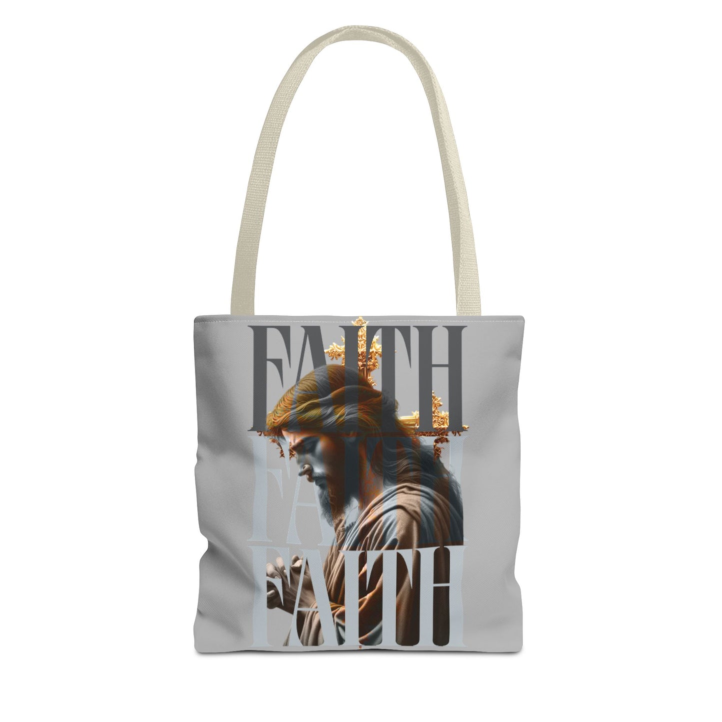 Faith themed Tote Bag for Daily wear, Reusable Shopping Bag, Christian Gift for any occassion, Affirmation Accessory, Stylish Faith Bag