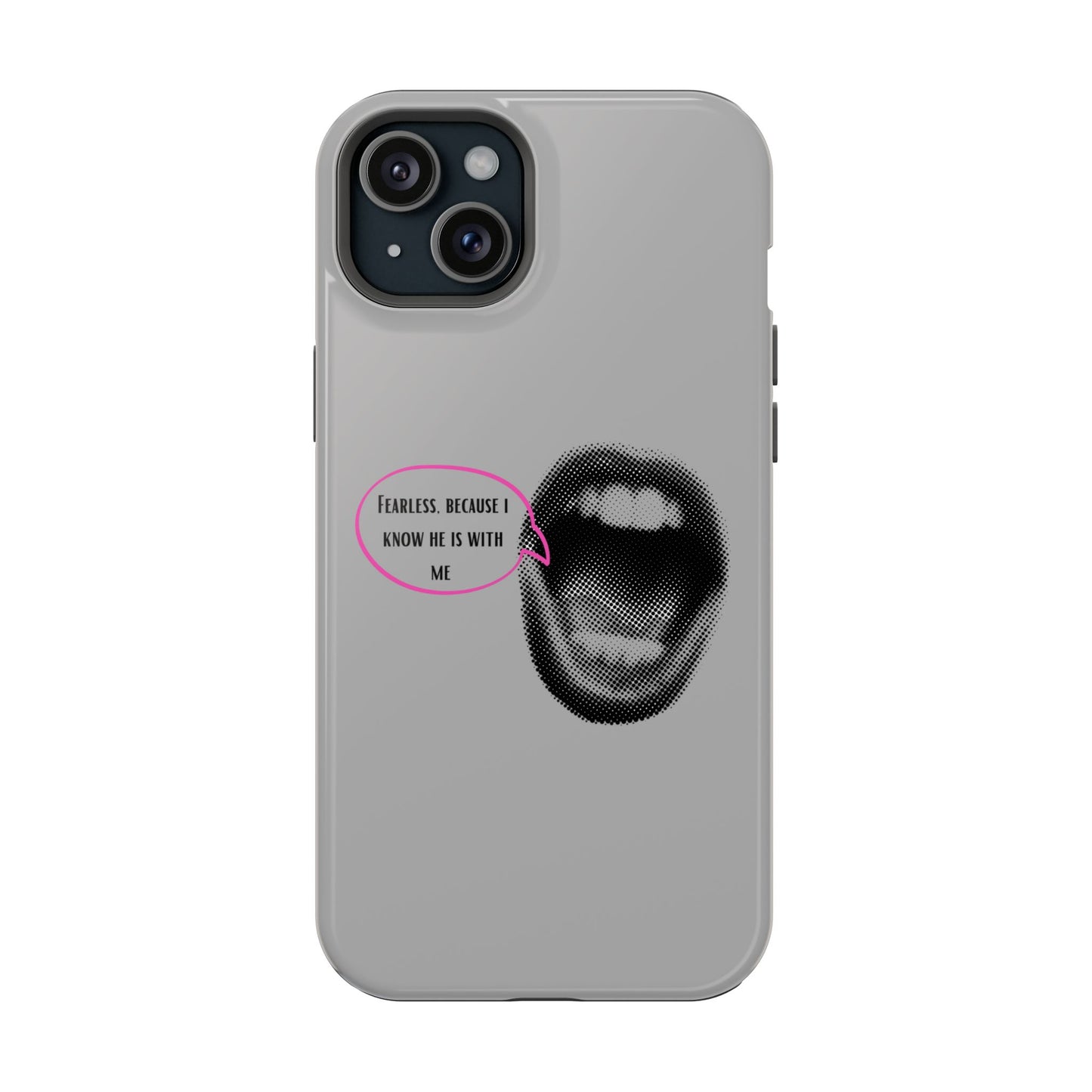 Fearless Impact-Resistant Phone Case; Durable Phone Protector, inspirational Gift, phone Accessory, Trendy Tech Item, Everyday Use