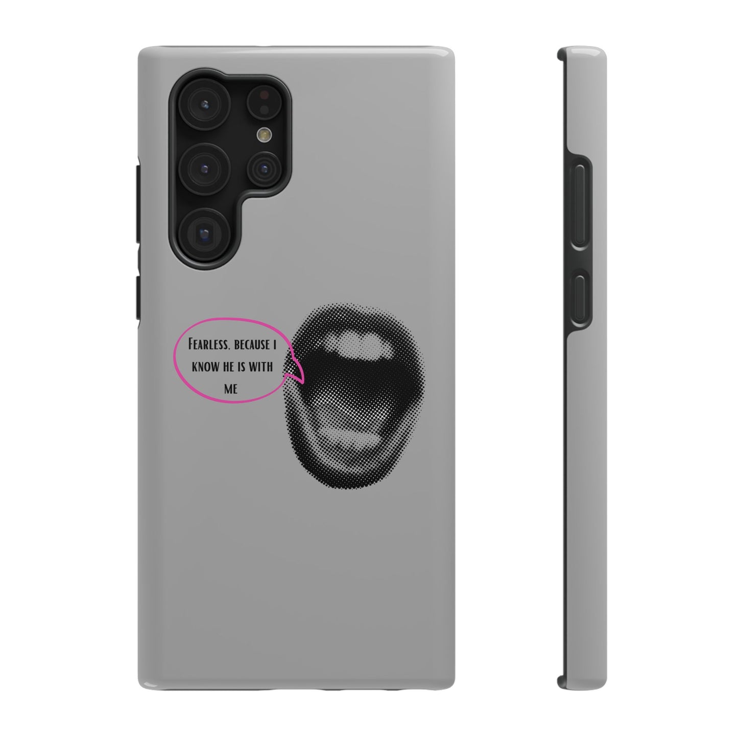 Fearless Impact-Resistant Phone Case; Durable Phone Protector, inspirational Gift, phone Accessory, Trendy Tech Item, Everyday Use
